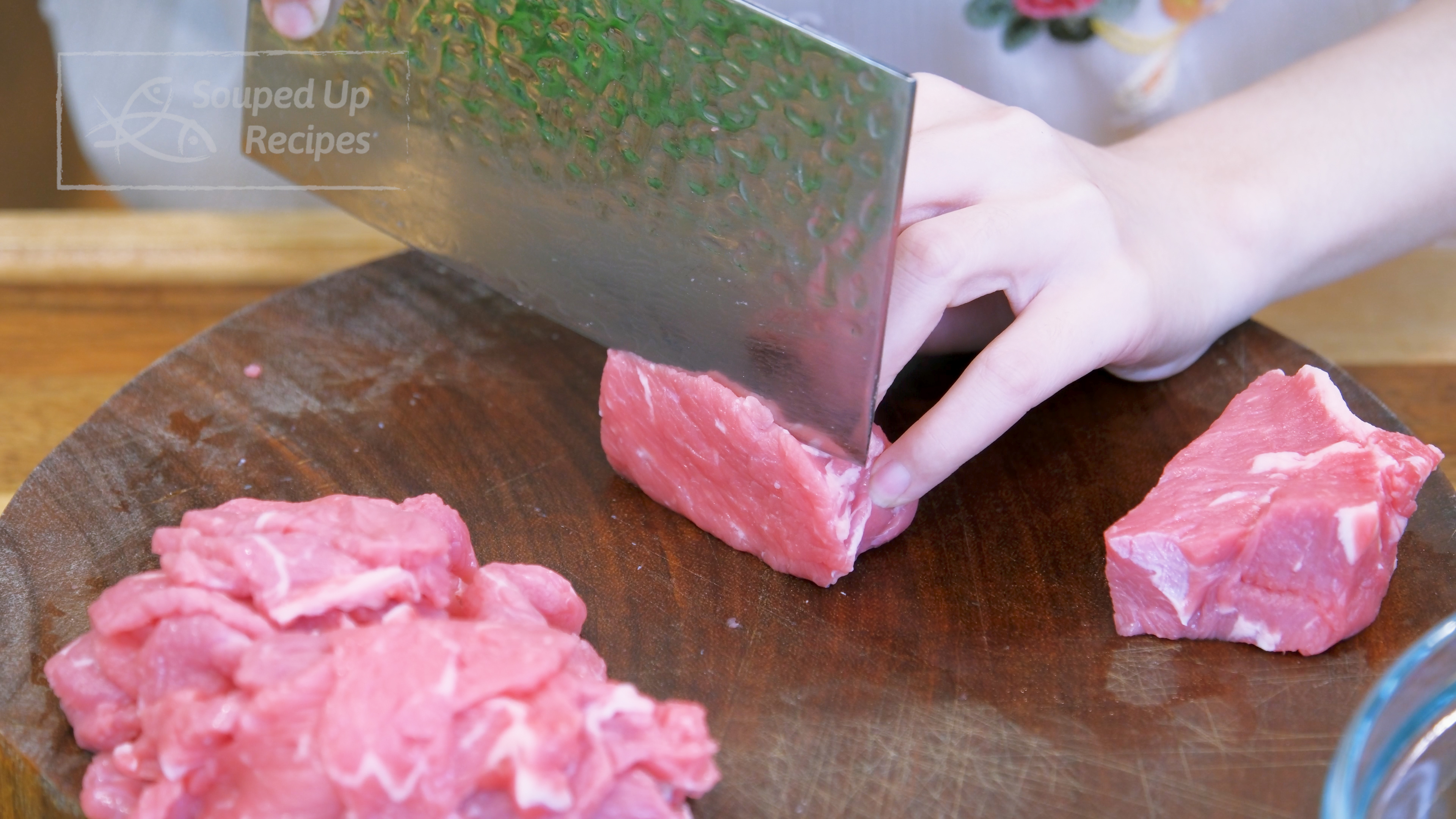 Image of Slice the beef into ⅛-inch thick slices. Recommend using beef...