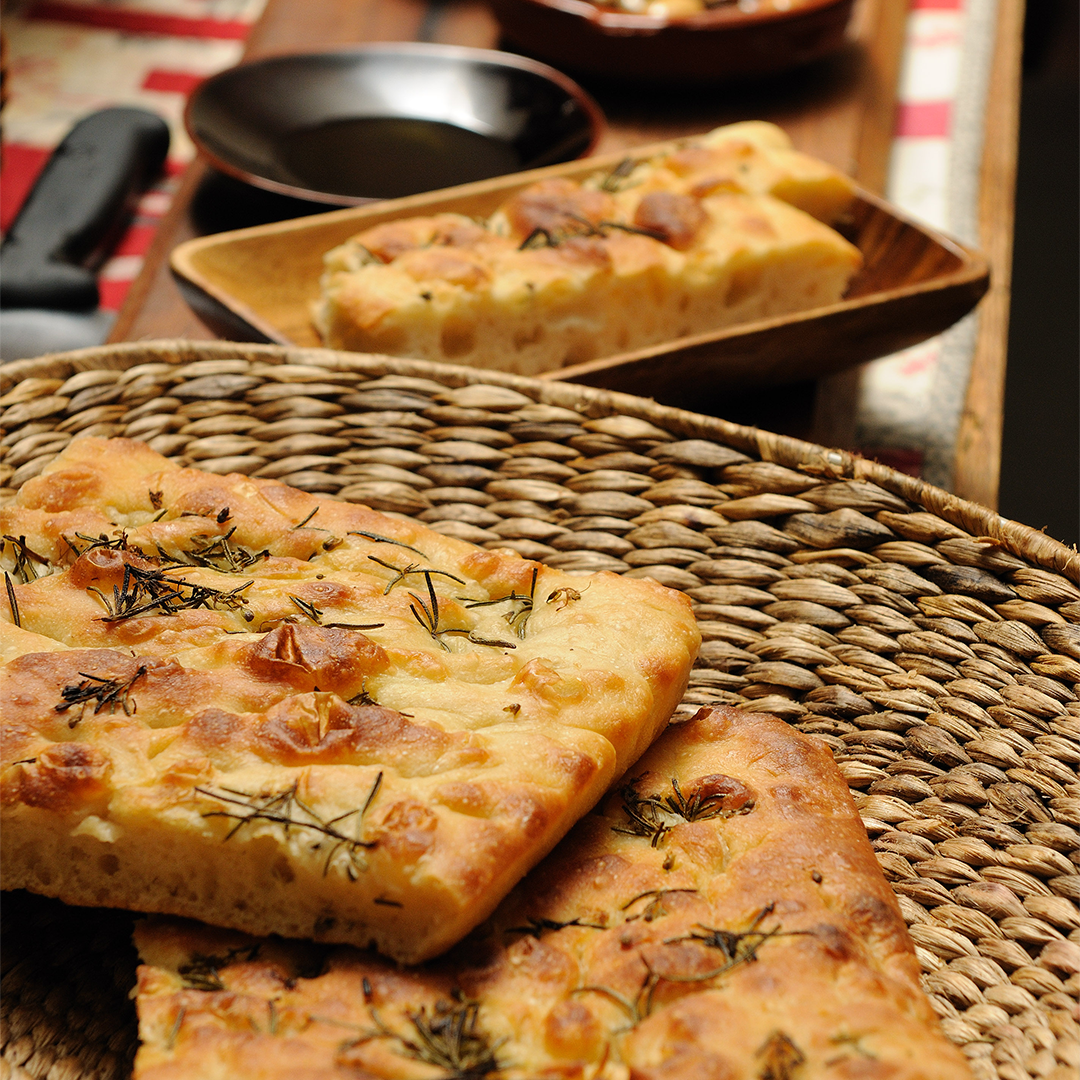 merrijig inn's sourdough foccacia