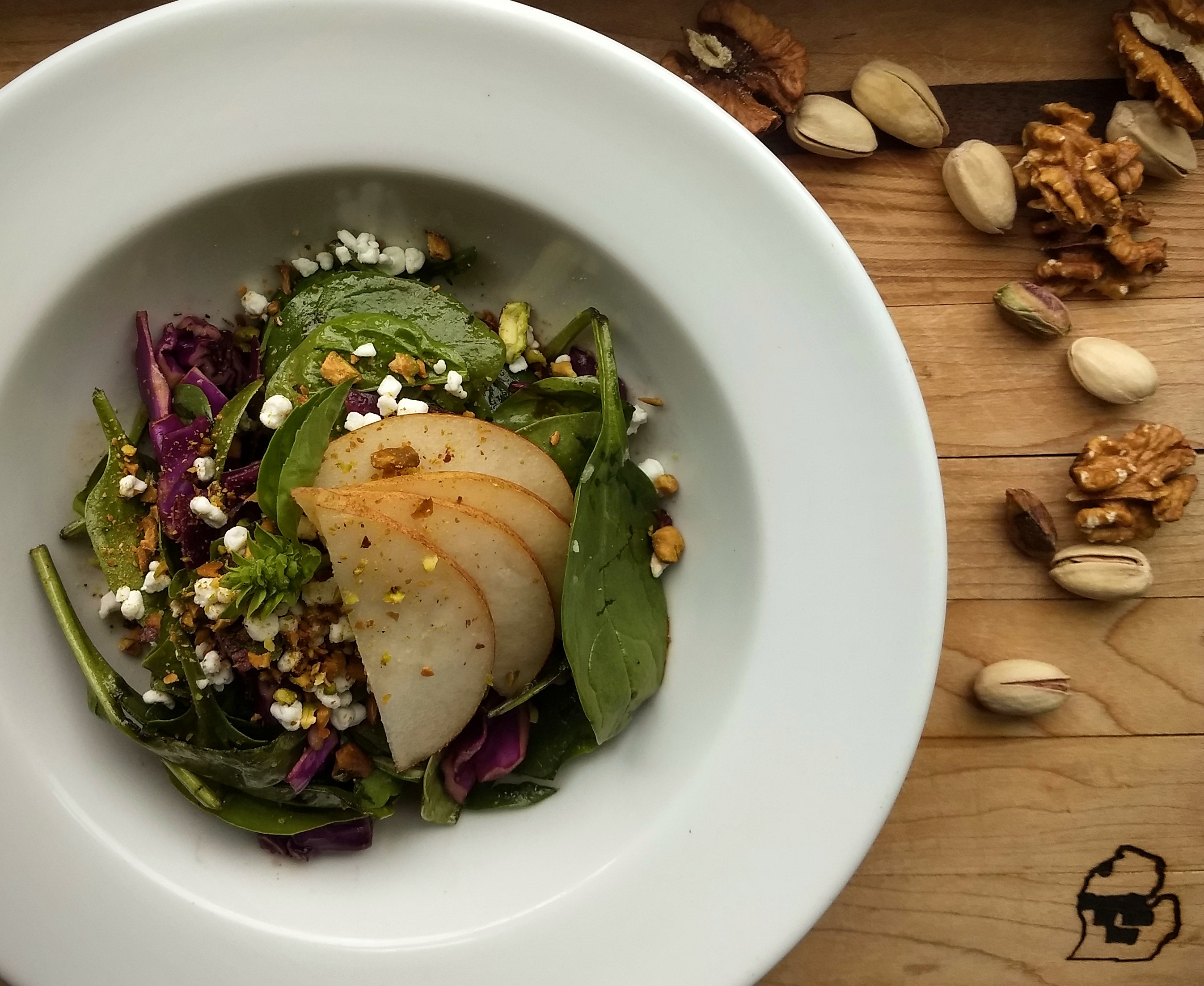 Walnut Basil Vinaigrette