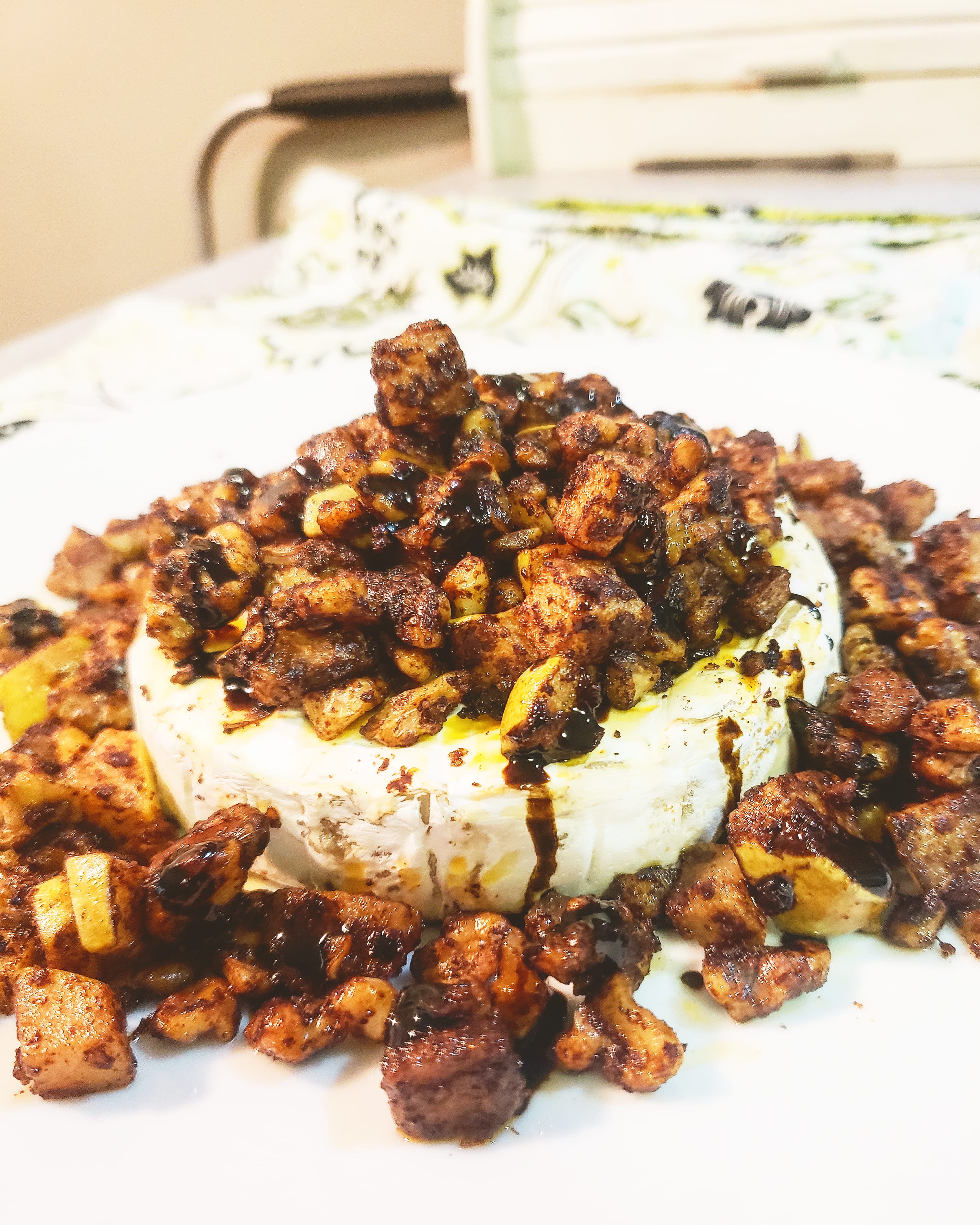 Mexican Chocolate and Pear Brie