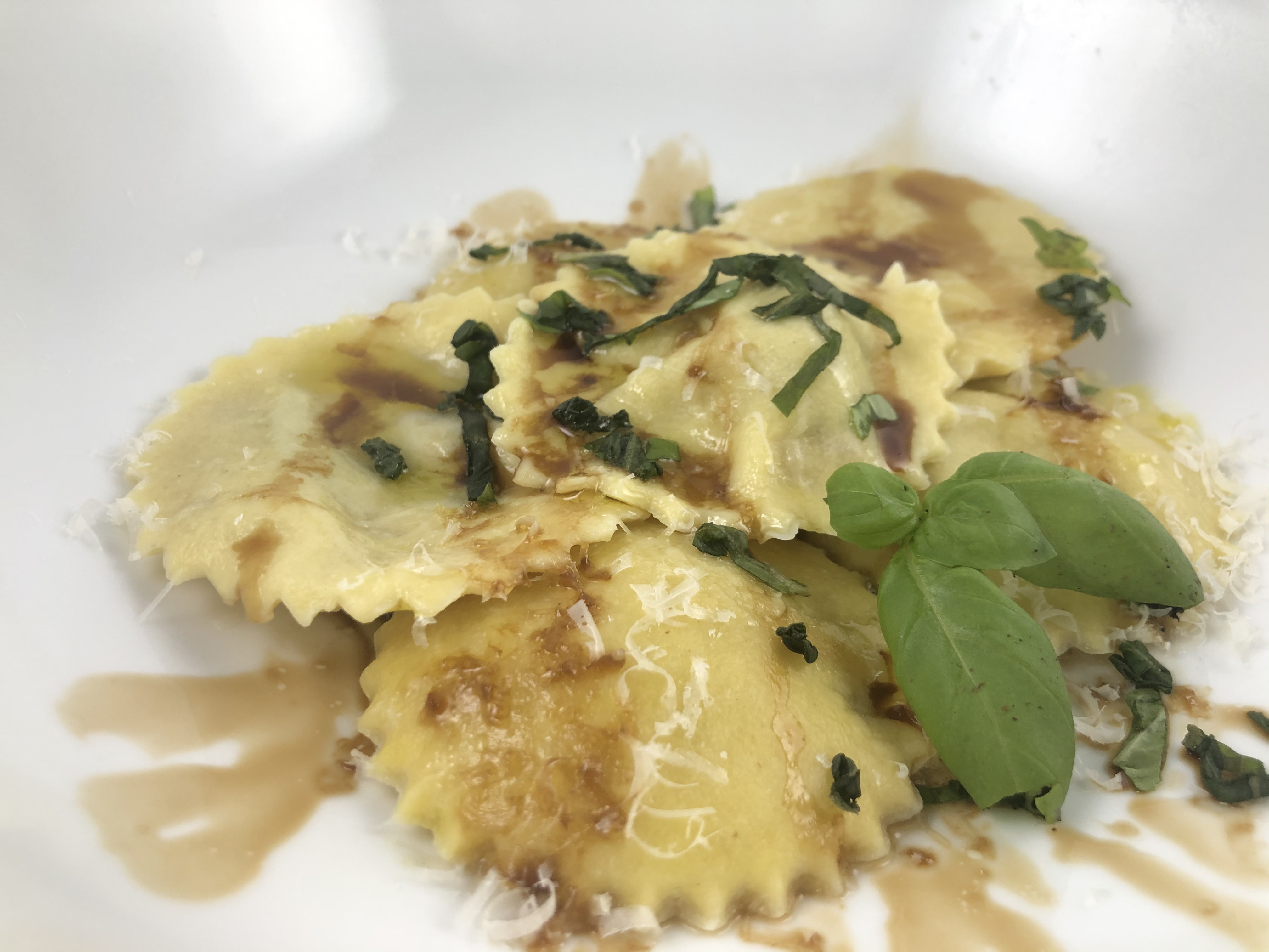 Pancetta and Asparagus Ravioli