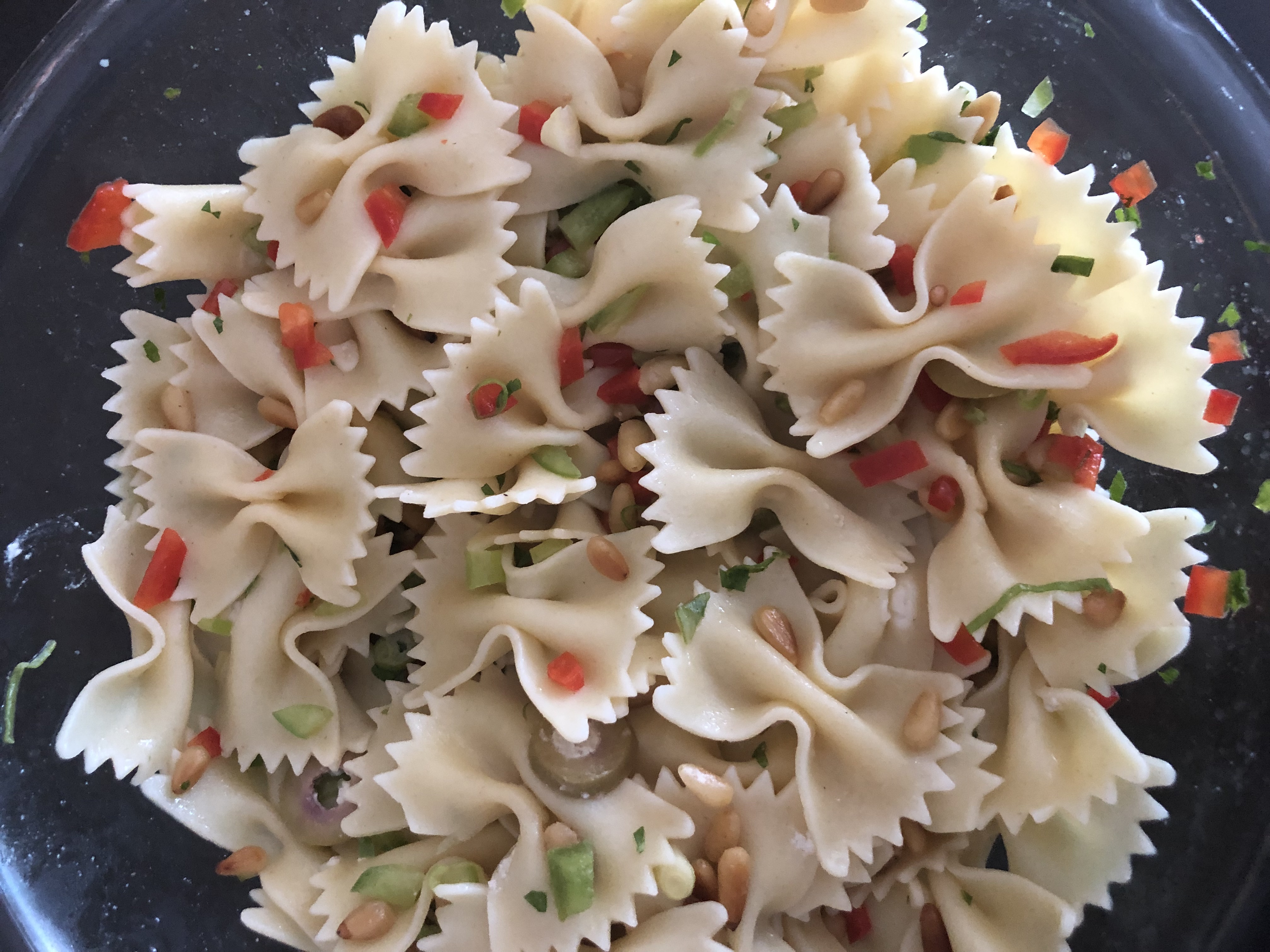 Pine Nut Pasta Salad