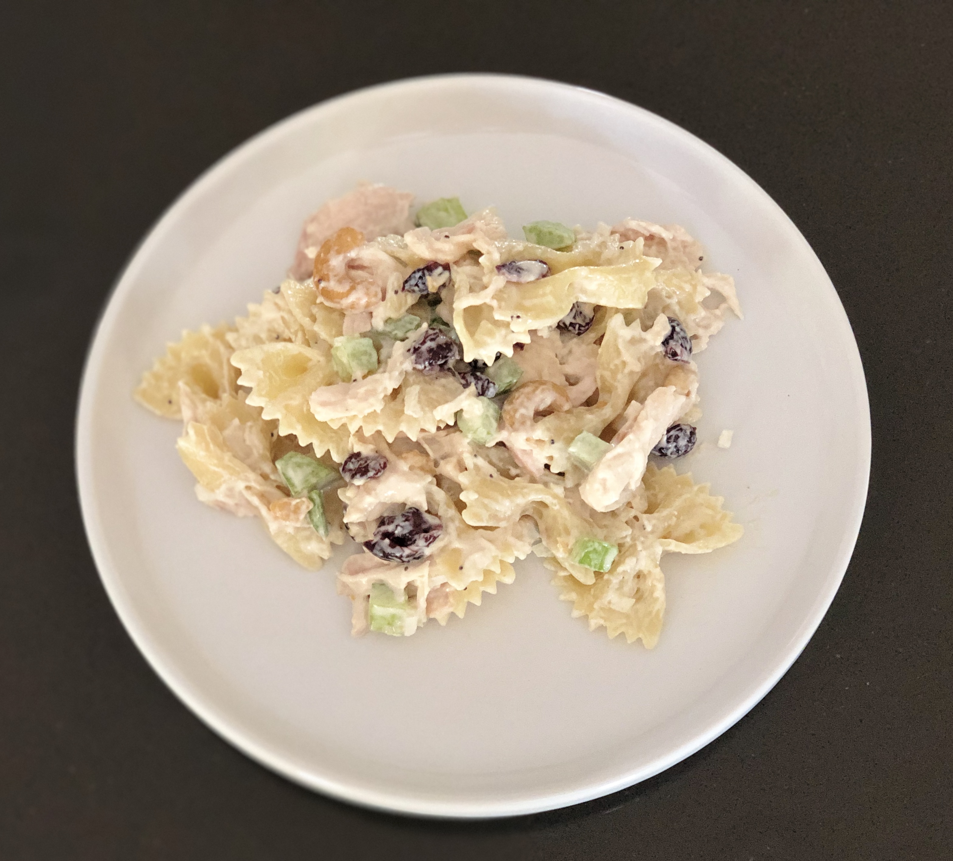 Cherry Cashew Pasta Salad