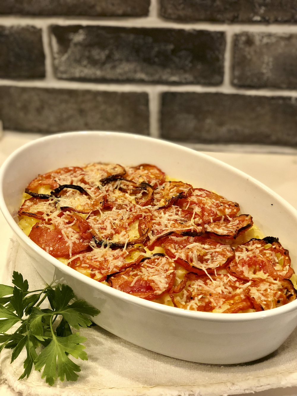 Roasted Tomato Macaroni and Cheese