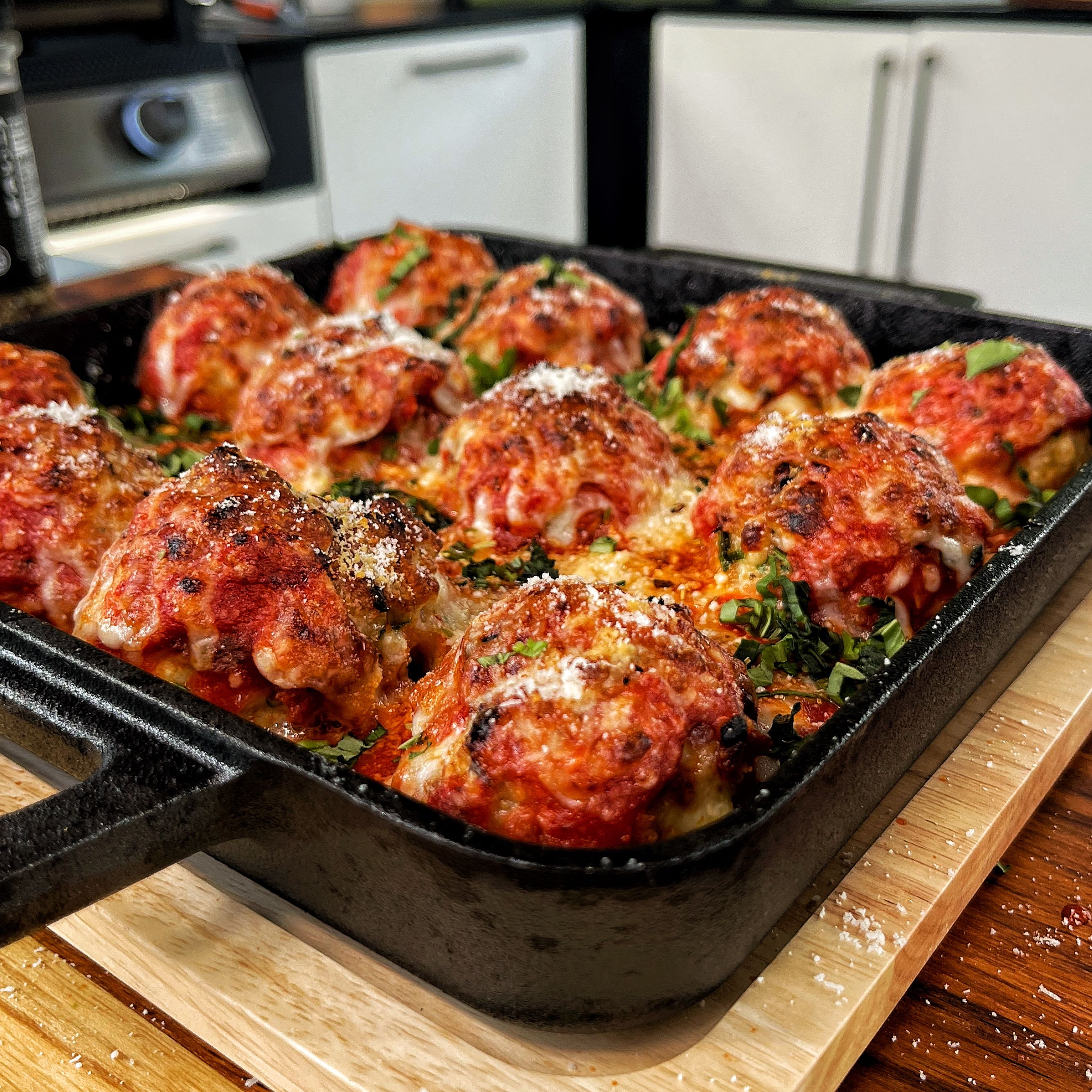 Chicken Parm Meatballs – Blackstone Products
