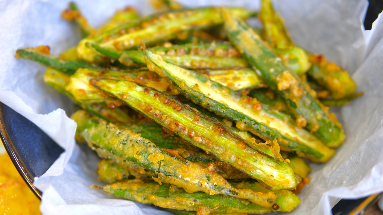 Image of The first recipe is Crispy Fried Okra (香脆炸秋葵). Once tried,...