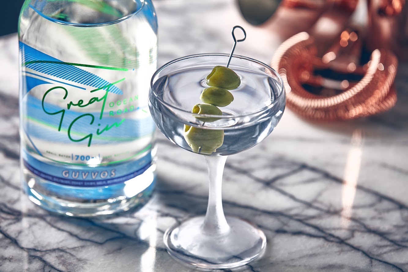 great ocean road gin dirty martini