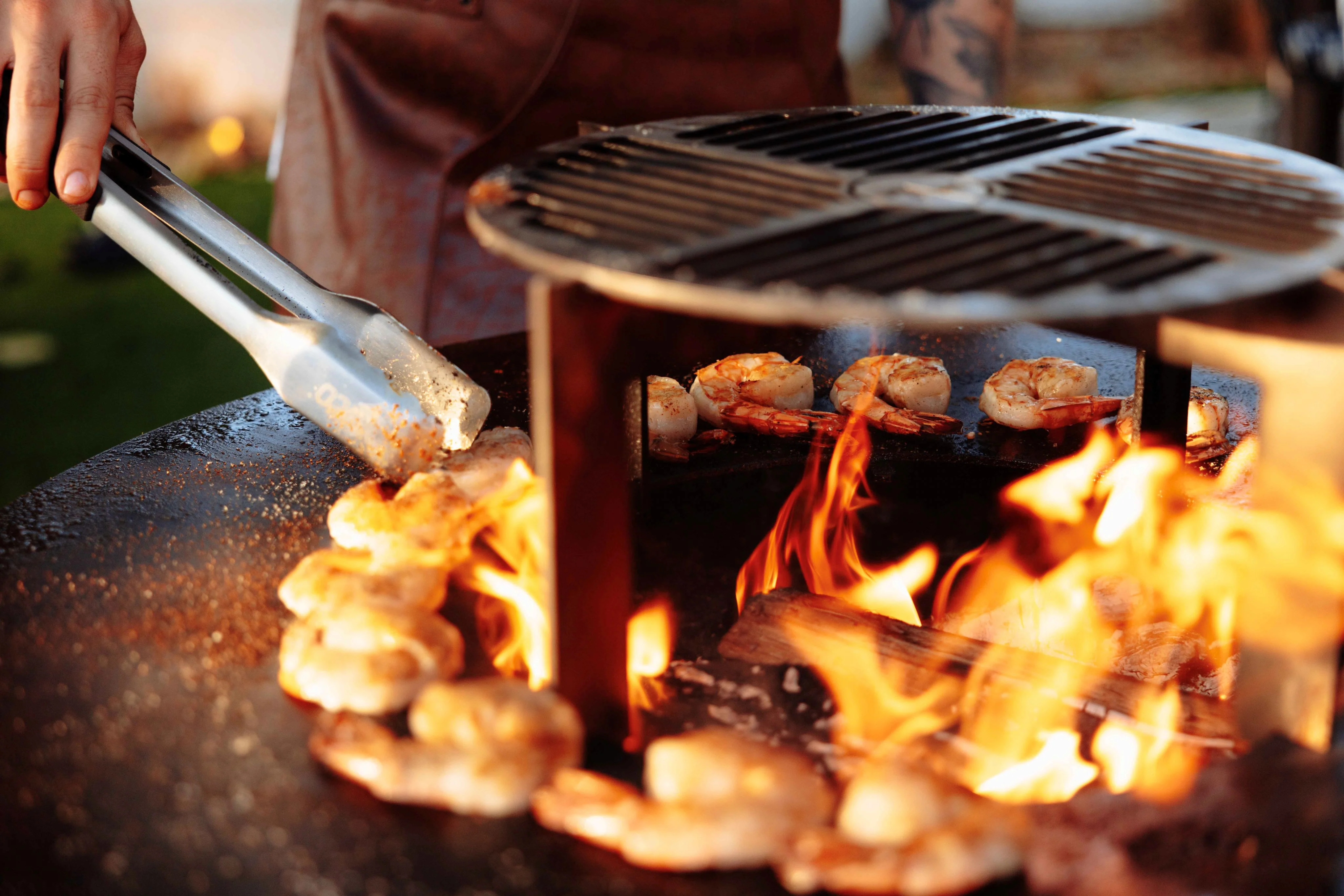 Image of Time to Grill: Preheat your Unifire™ Grill to a medium-high...