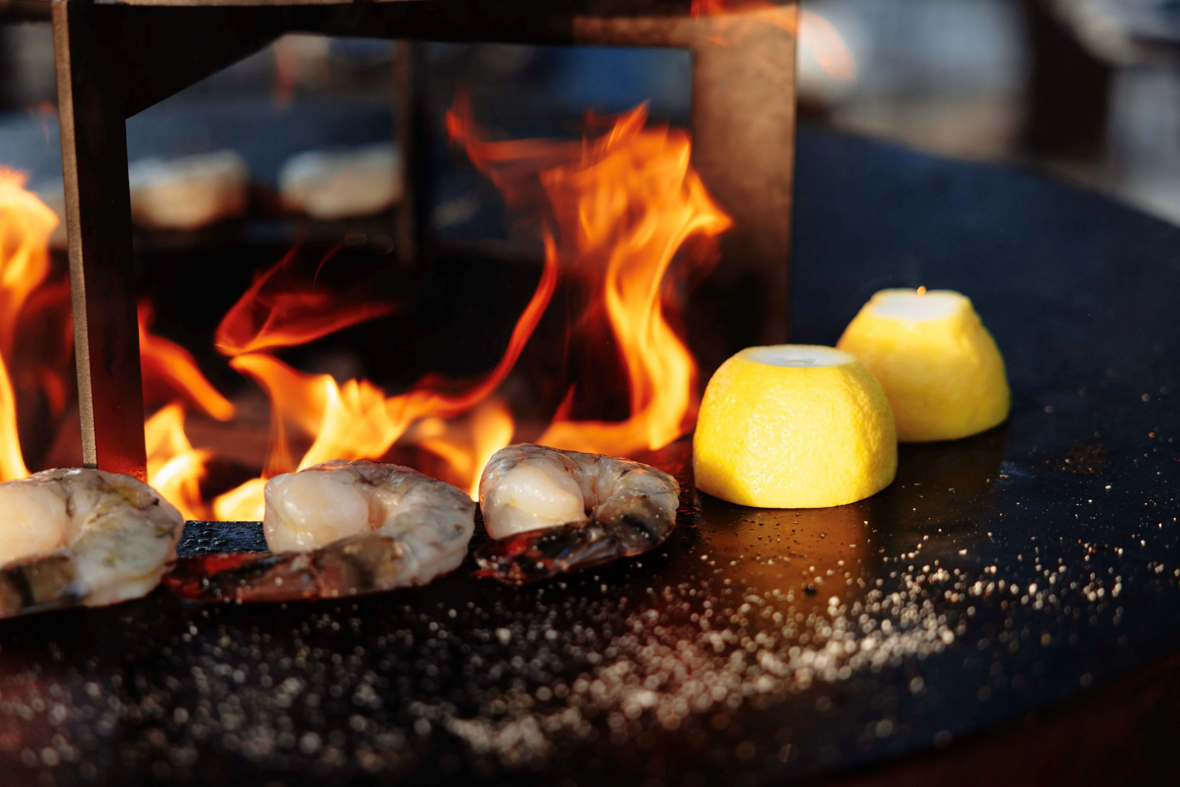 Image of Prepare the Seafood:Gambas: Slice them open along the back to...