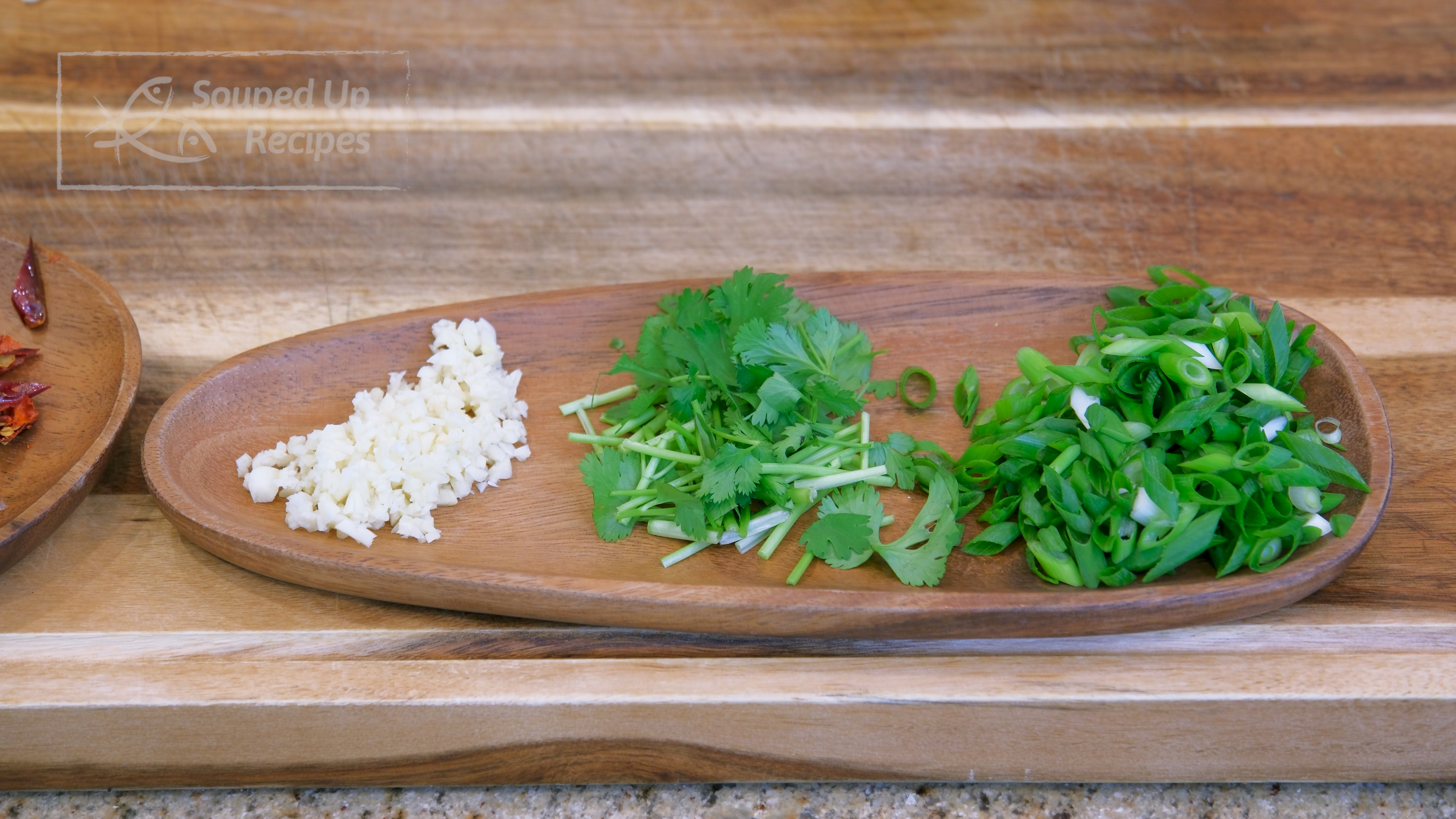 Image of Besides that, you will also need to dice some scallions, cilantro, and...