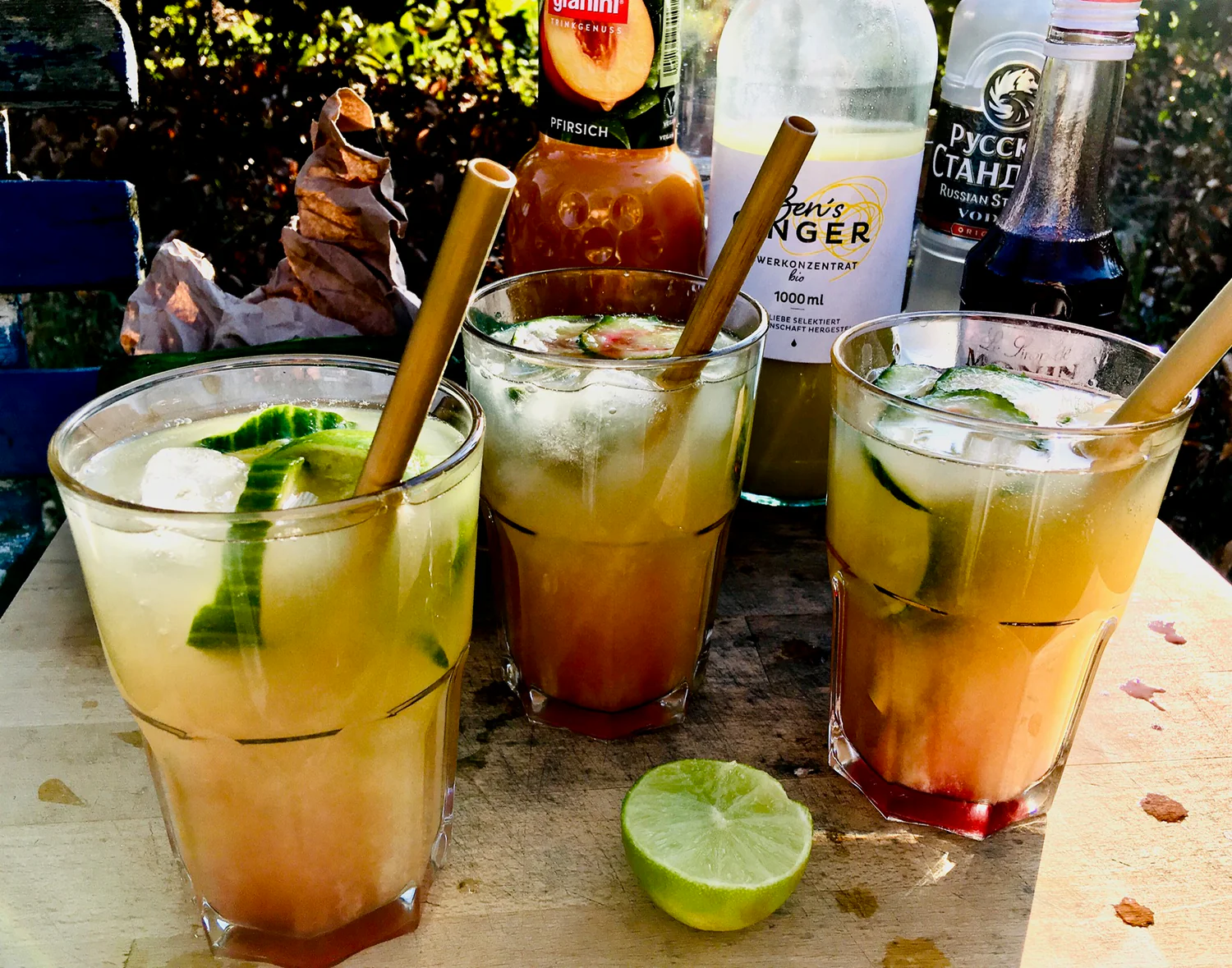 Russian Summer Cocktail mit Ingwer