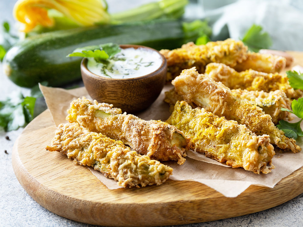 Crispy Zucchini Strips