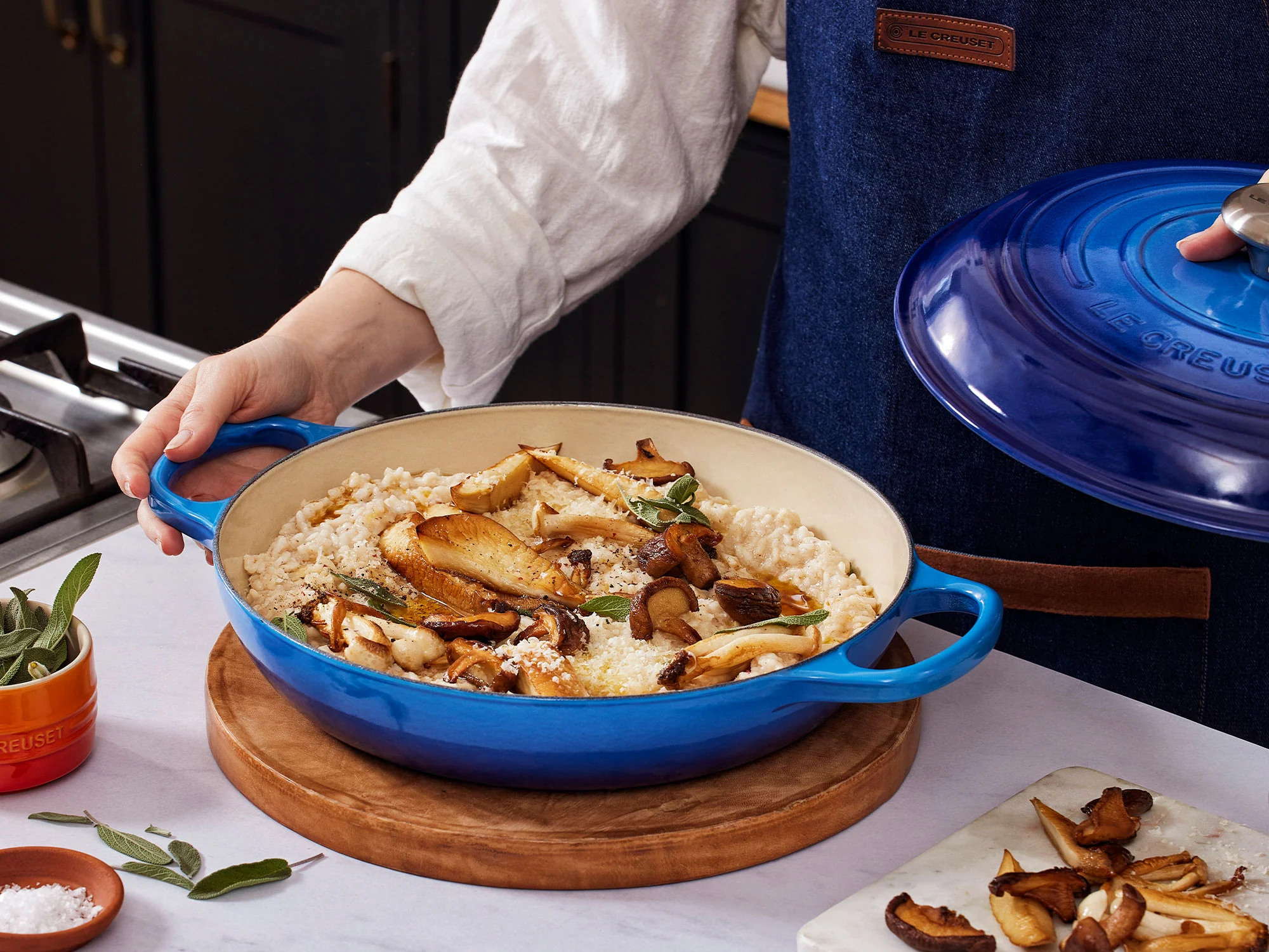 Risotto aux champignons à l'italienne