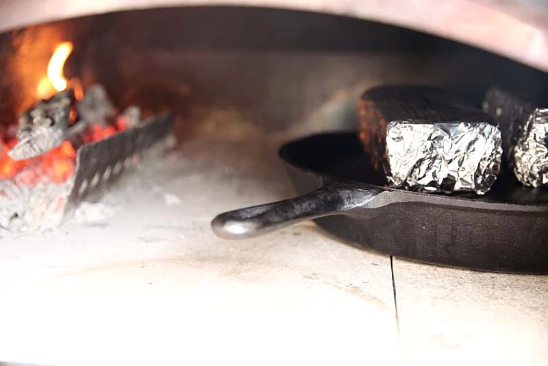 Image of Finally slide the skillet into the hot oven for 25-30...