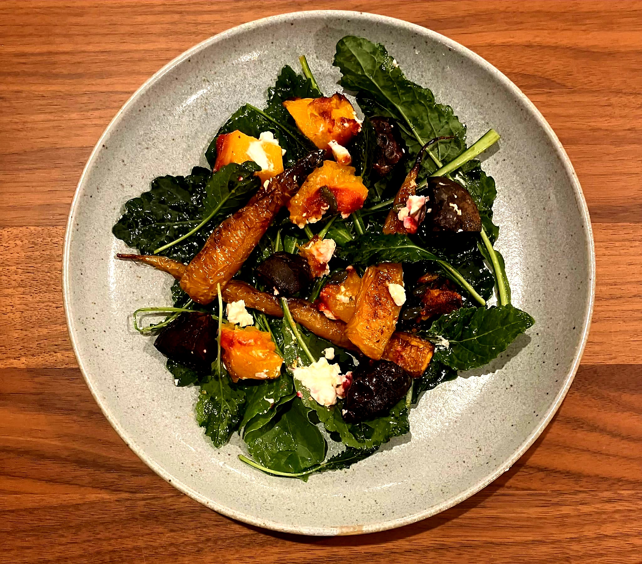 autumn farm harvest salad