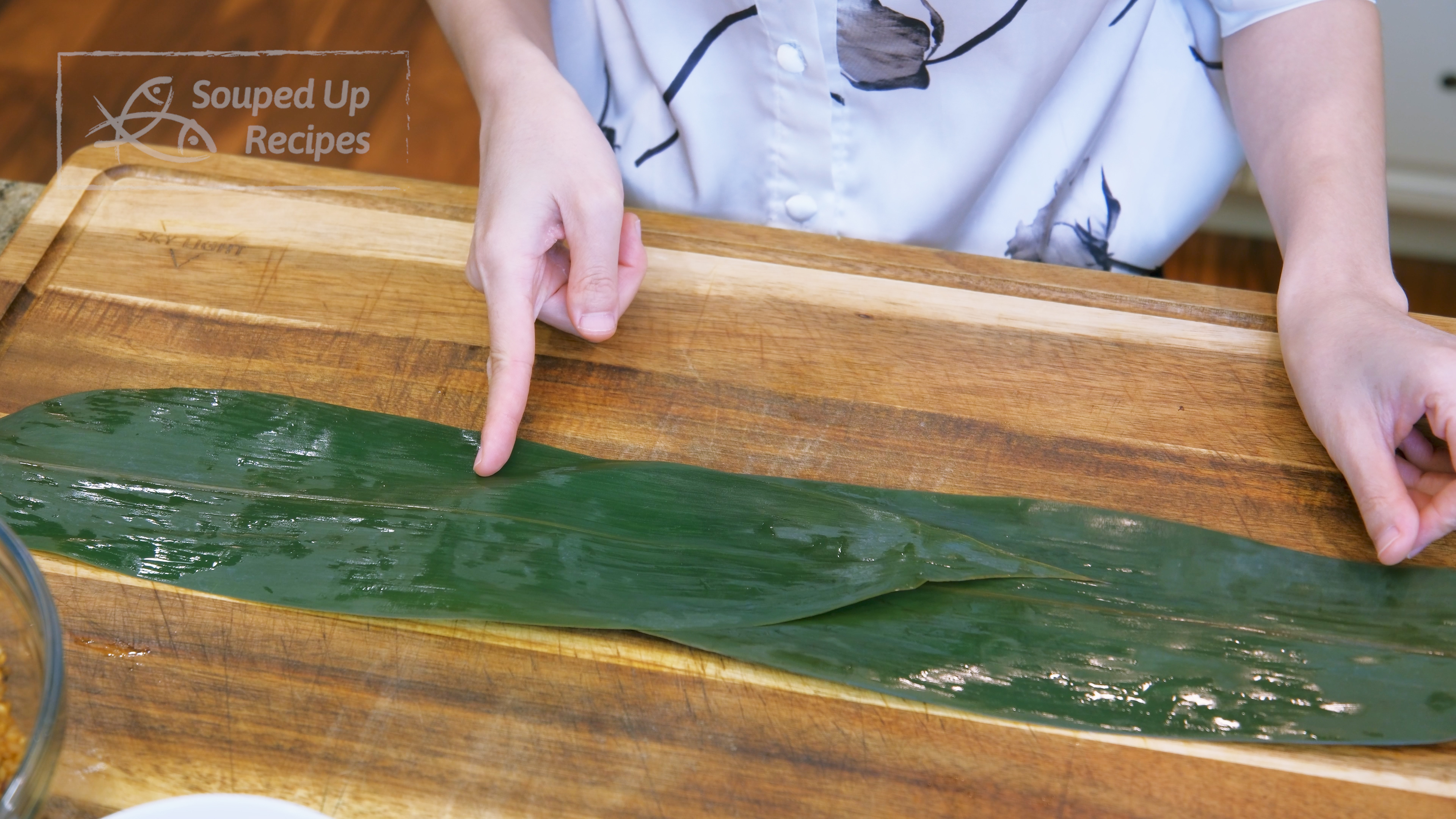 Image of Wrapping the zongzi is probably the most challenging part of...