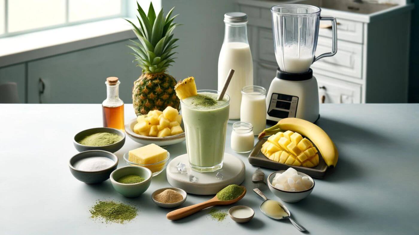 Start Your Day Right with This Green Matcha Smoothie