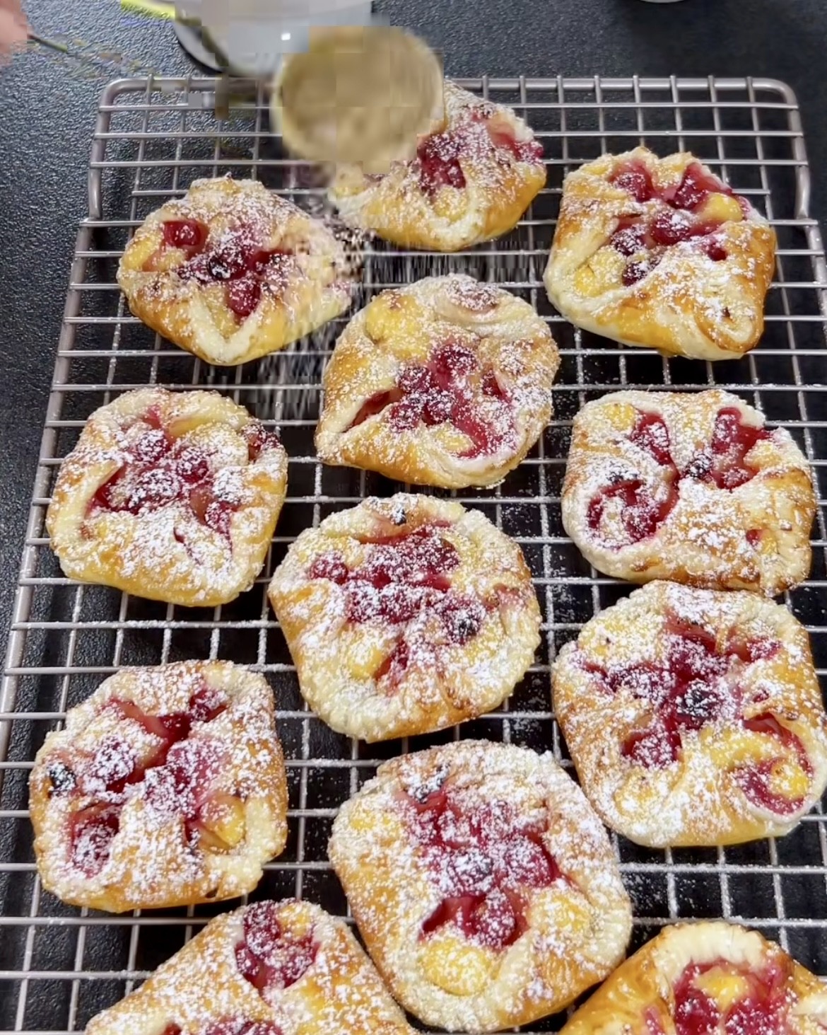 Image of Place the pastries on the prepared baking sheet and bake...