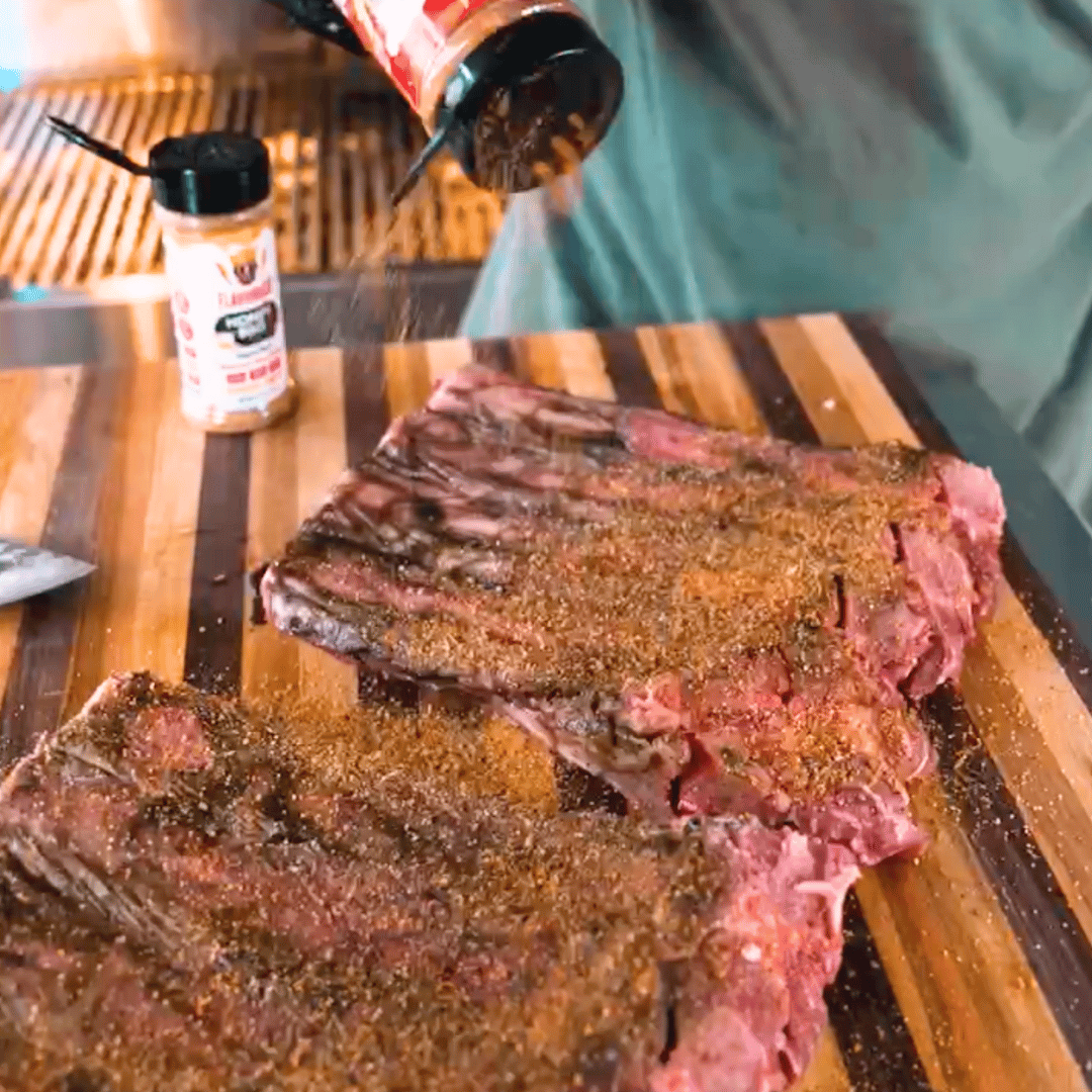 Image of Generously season with both the Flavor God Original BBQ Rub...