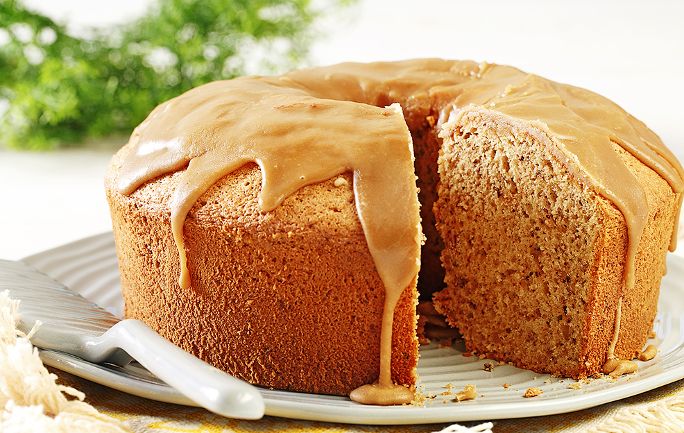 MAPLE-NUT CHIFFON CAKE