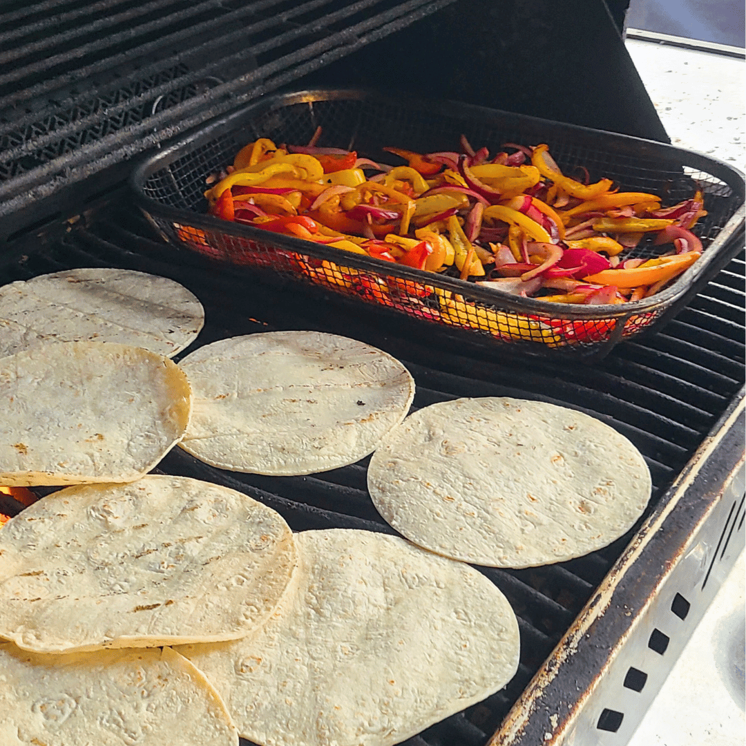 Image of Just before the veggies are done you can heat the...