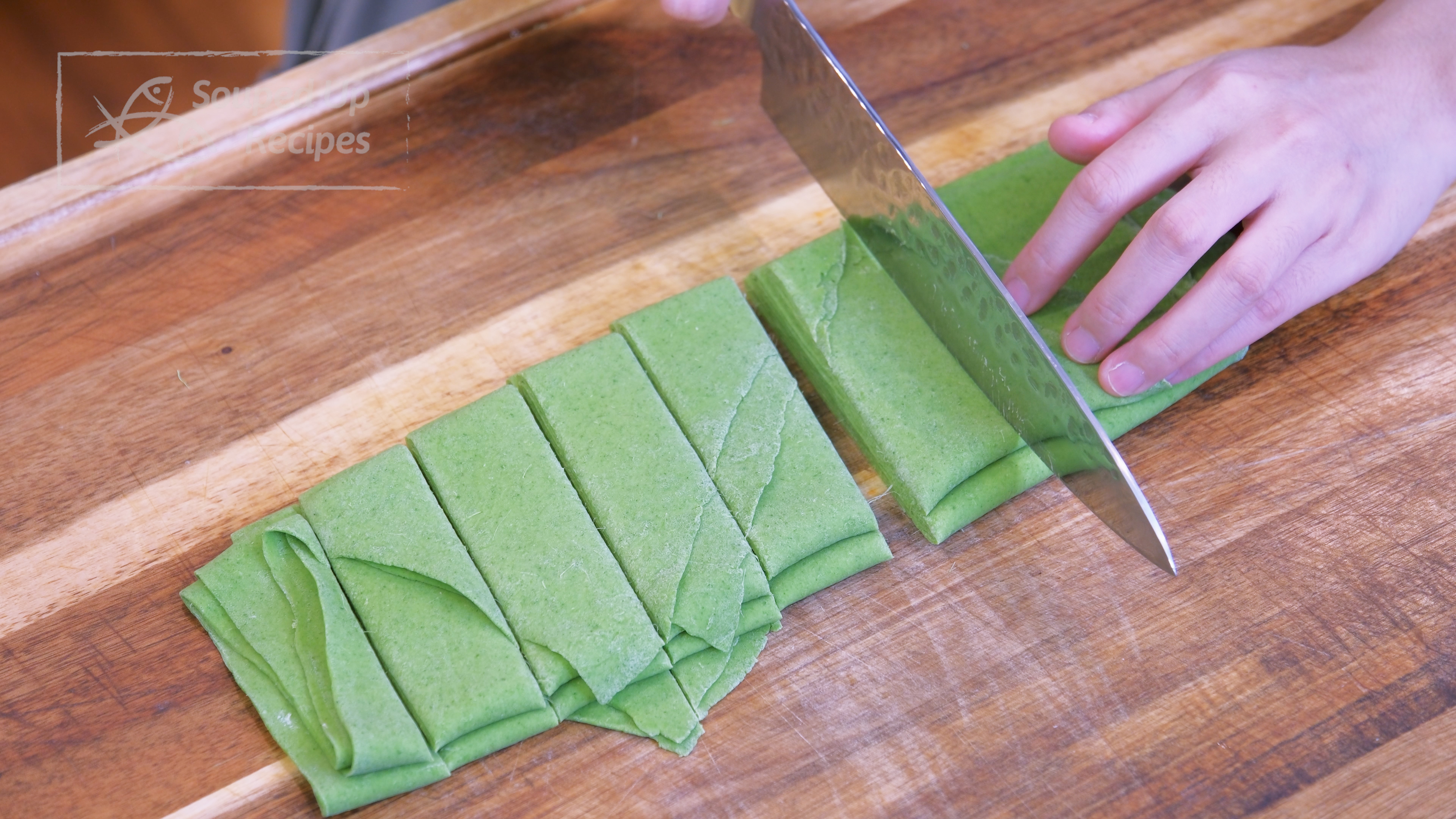 Image of Once the sheets become 1.5 mm thick, cut them into...