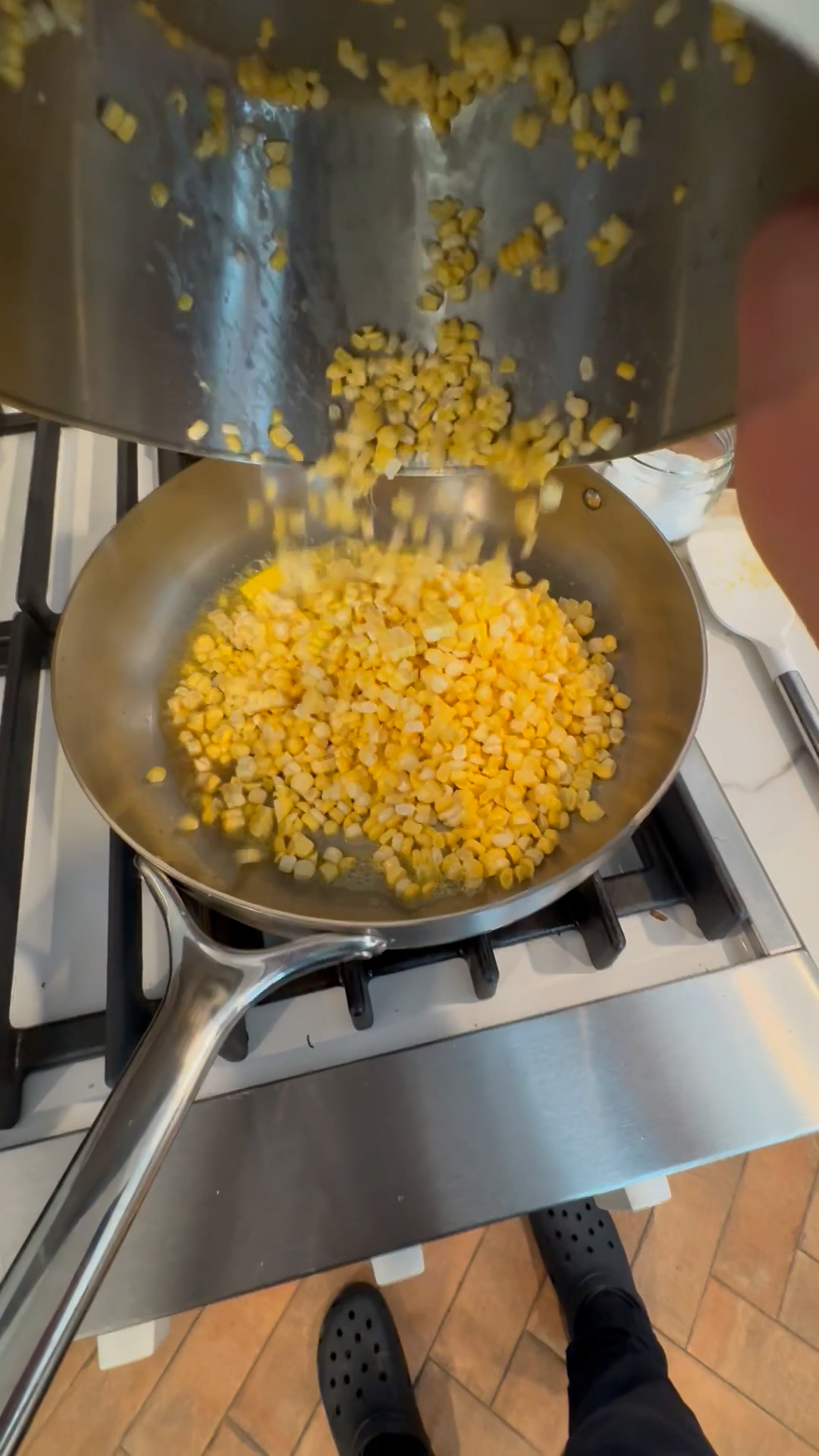 Image of In the same pan, melt 2 tablespoons of butter over...