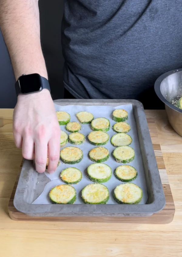 Image of Place your dried zucchini into a bowl and drizzle olive...