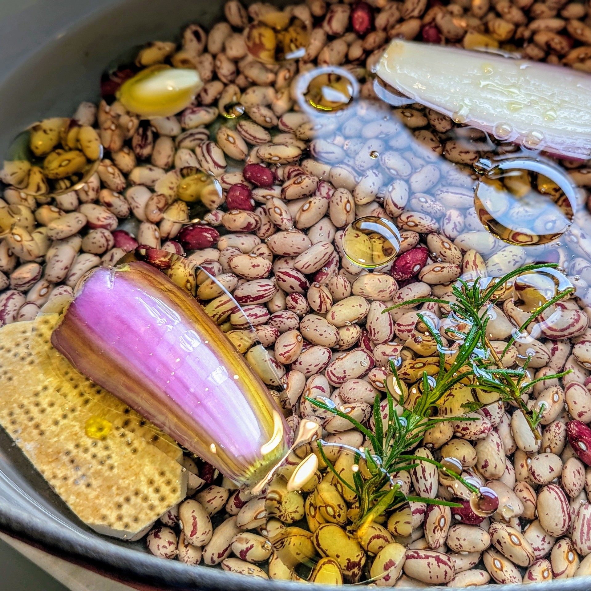 Image of Place beans in your cooking method of choice, add water...