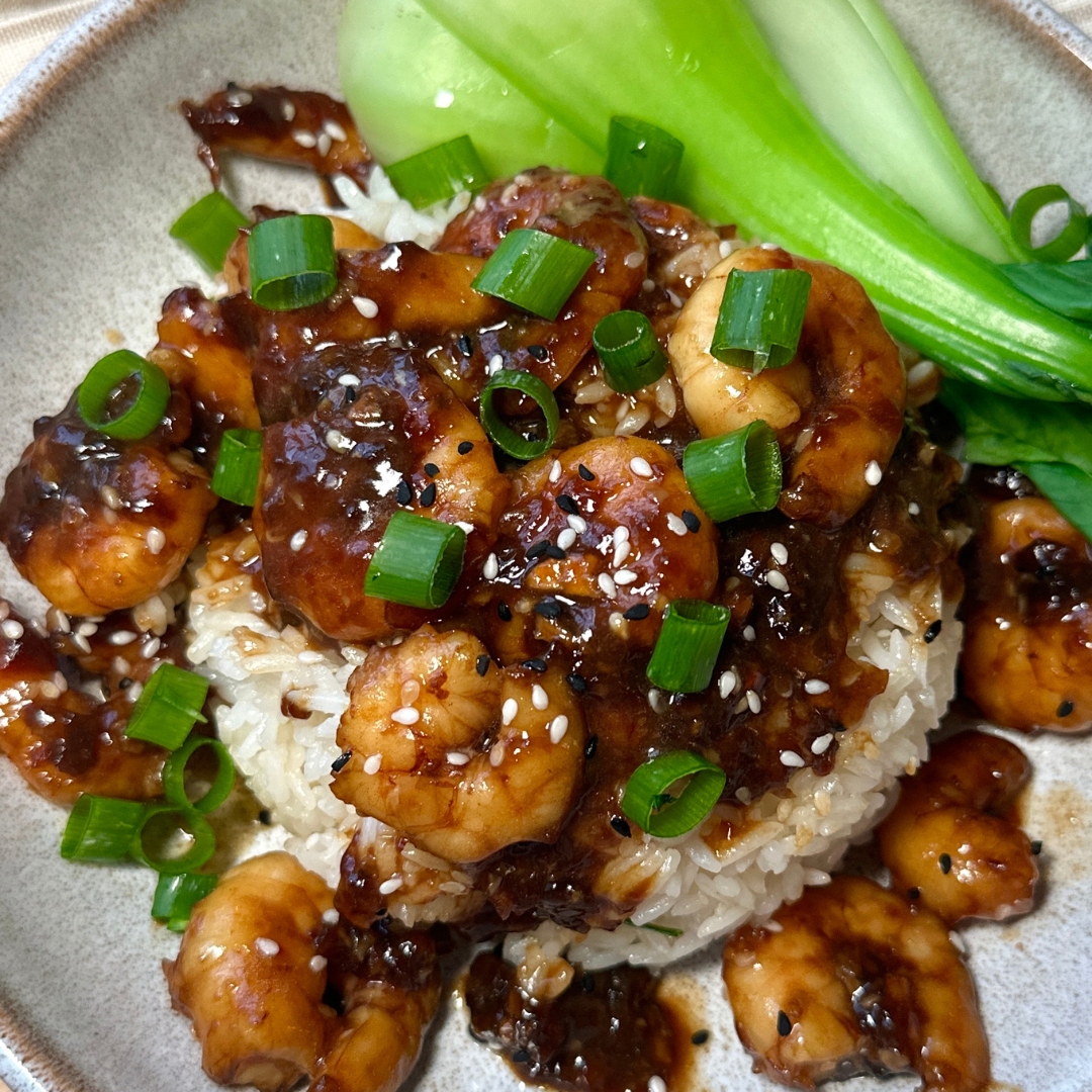 Hot Honey King Prawns