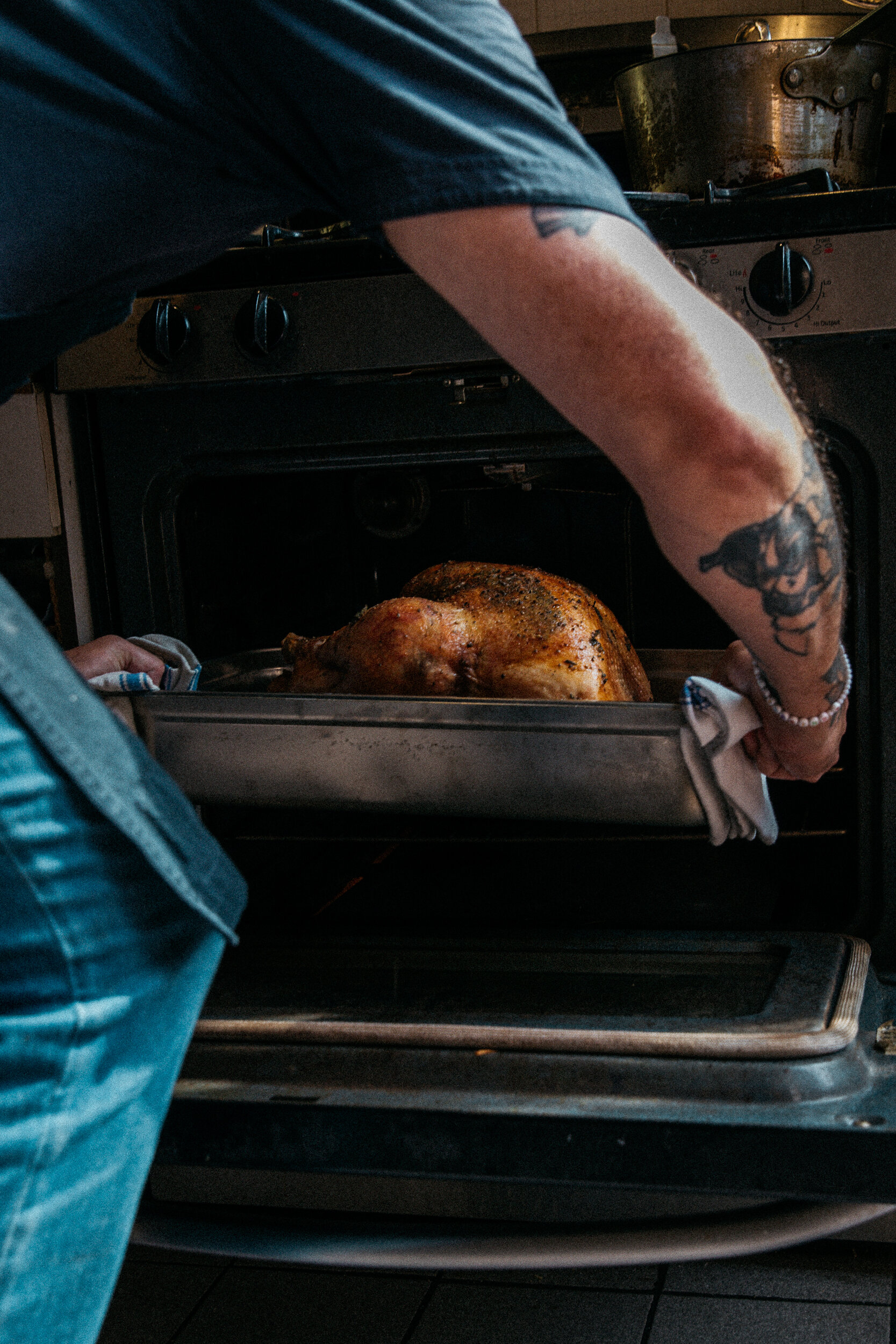 Image of Roast the Turkey: Preheat your oven to 450°F. Place the...