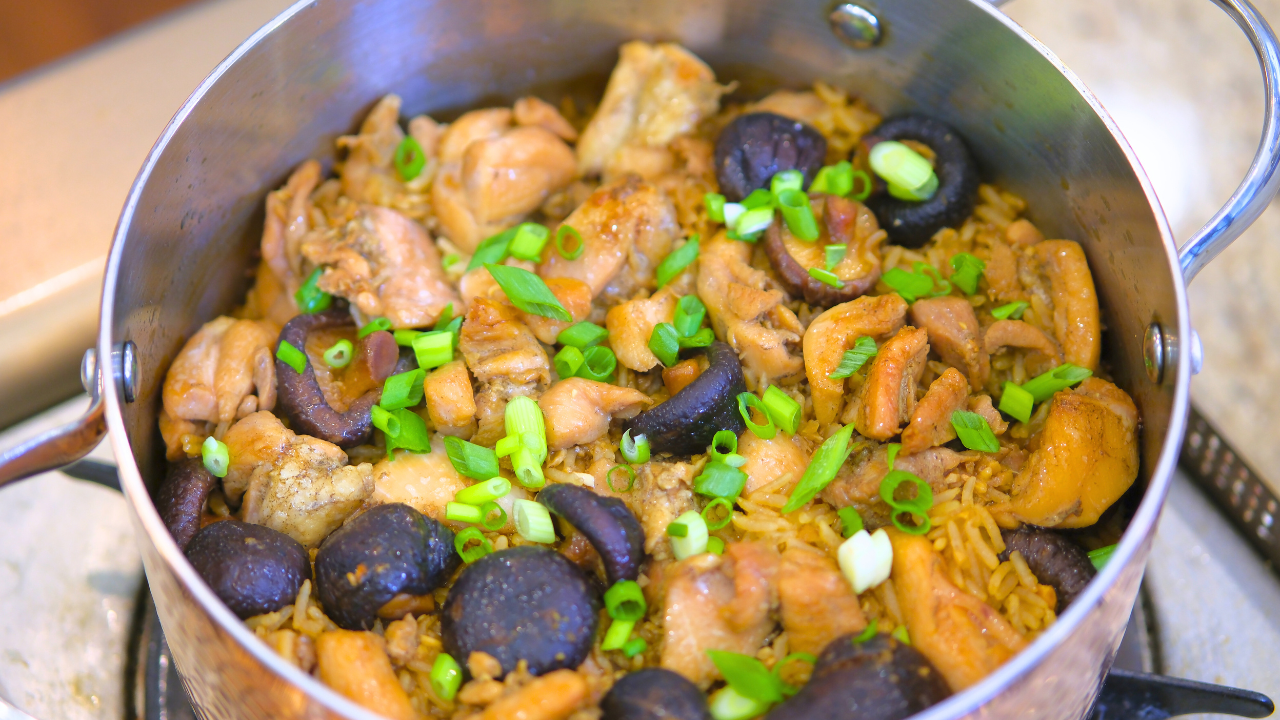 Image of The fourth recipe is Chicken and Mushroom Rice, a perfect...