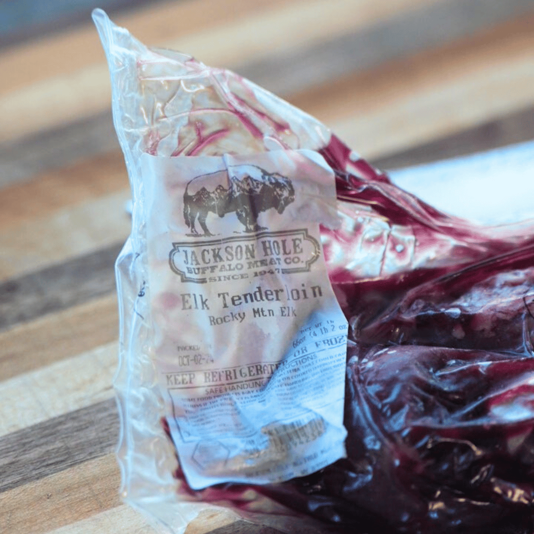 Image of Remove the elk from the package and pat dry.