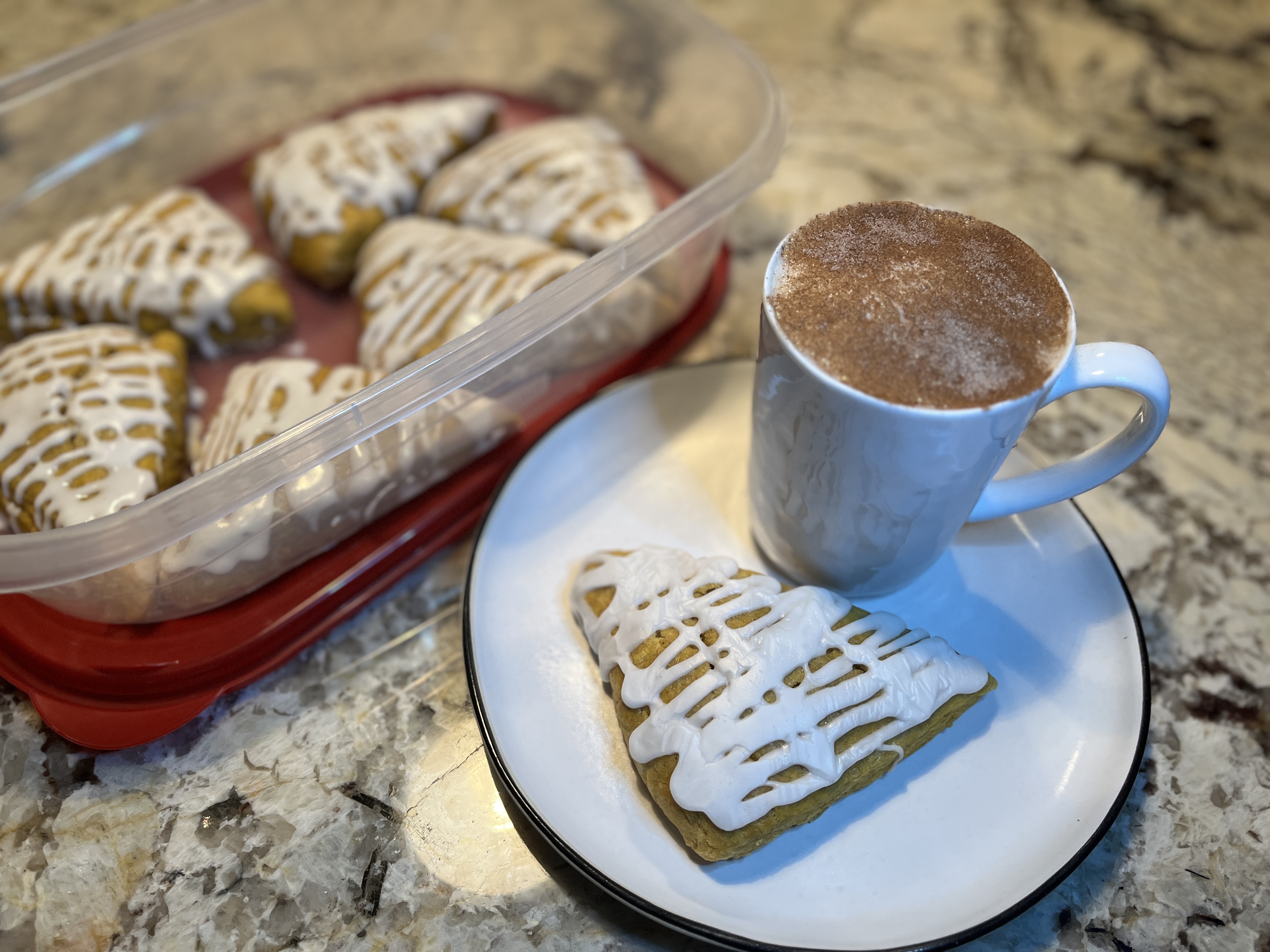 Image of Store scones in an airtight container at room temperature for...