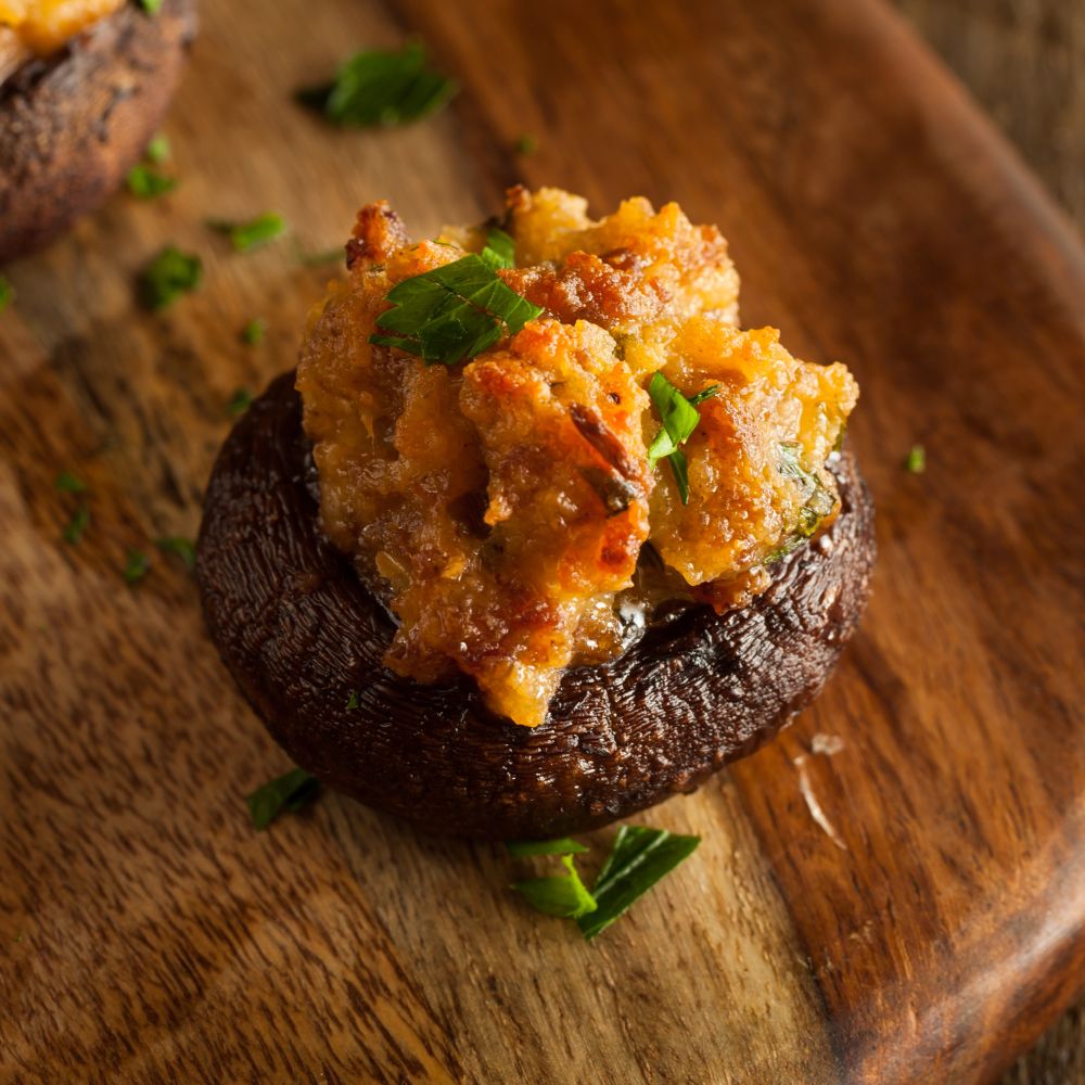 Pumpkin and Sausage Stuffed Mushroom Recipe