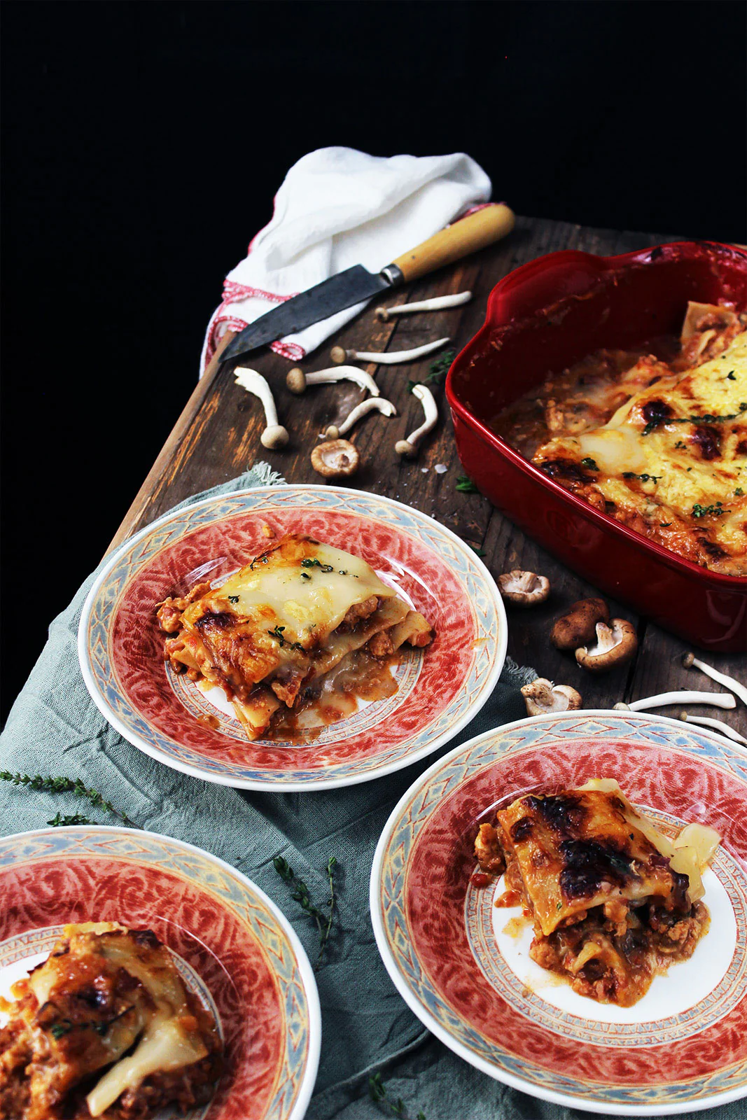 Chicken and Mushroom Lasagna