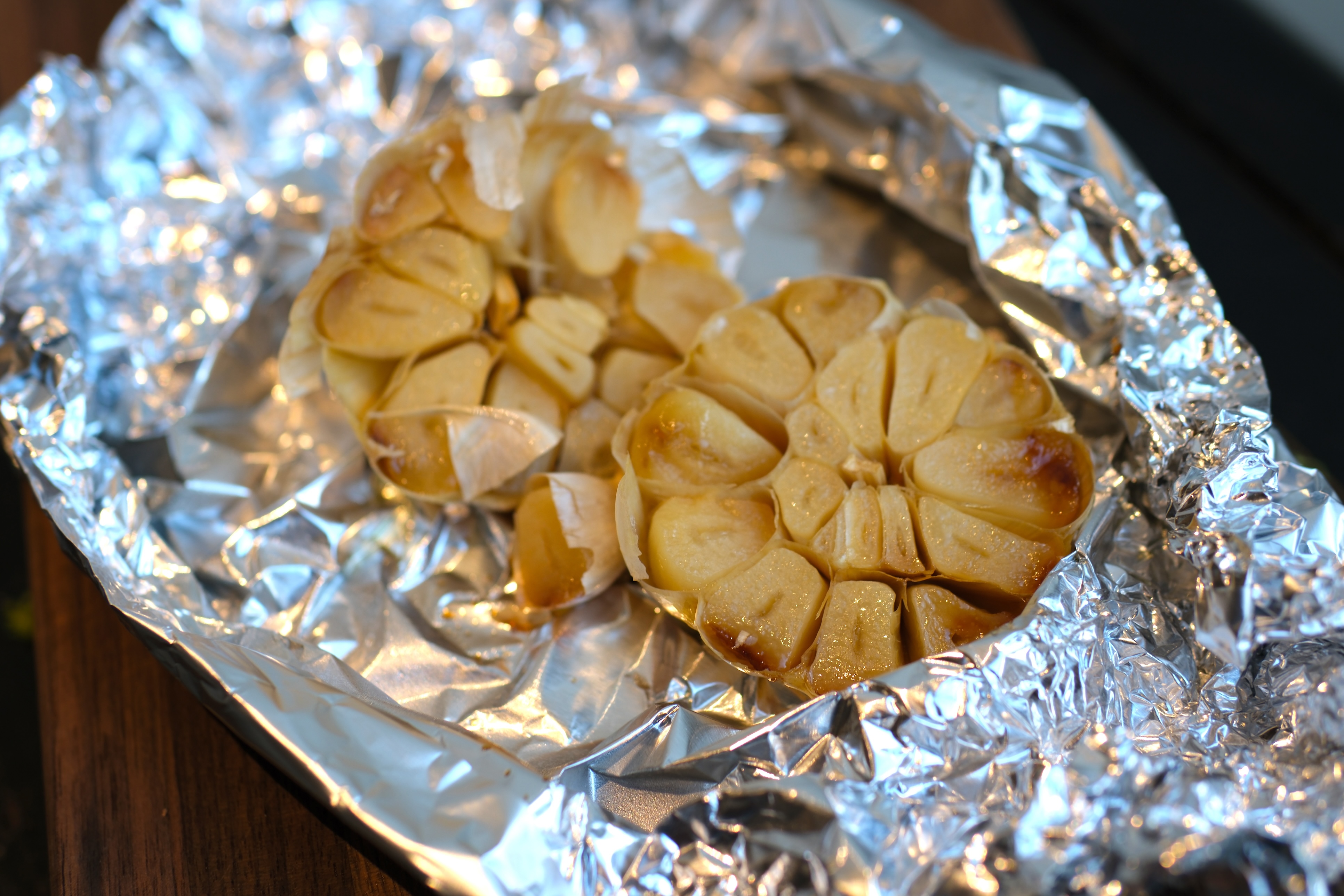 Image of roast at 375 for 40 minutes until garlic is fragrant...