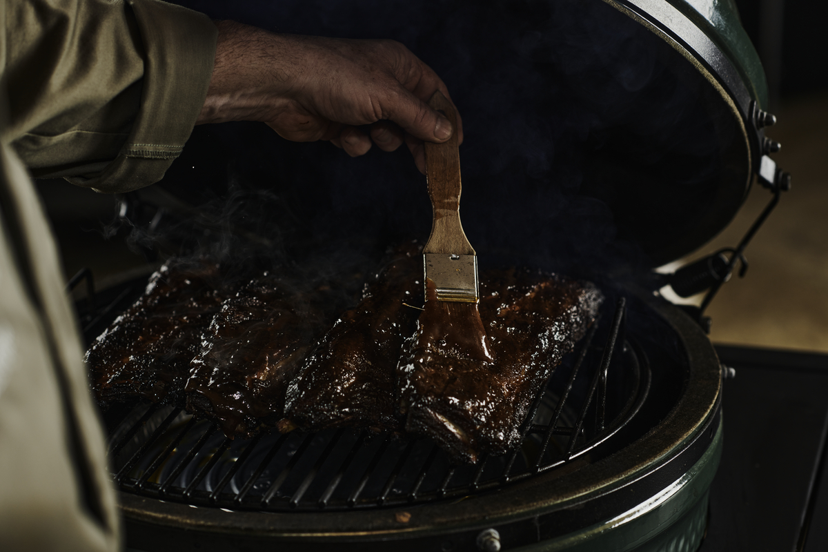 Image of Baste the ribs with the preserves (we used salted caramel...