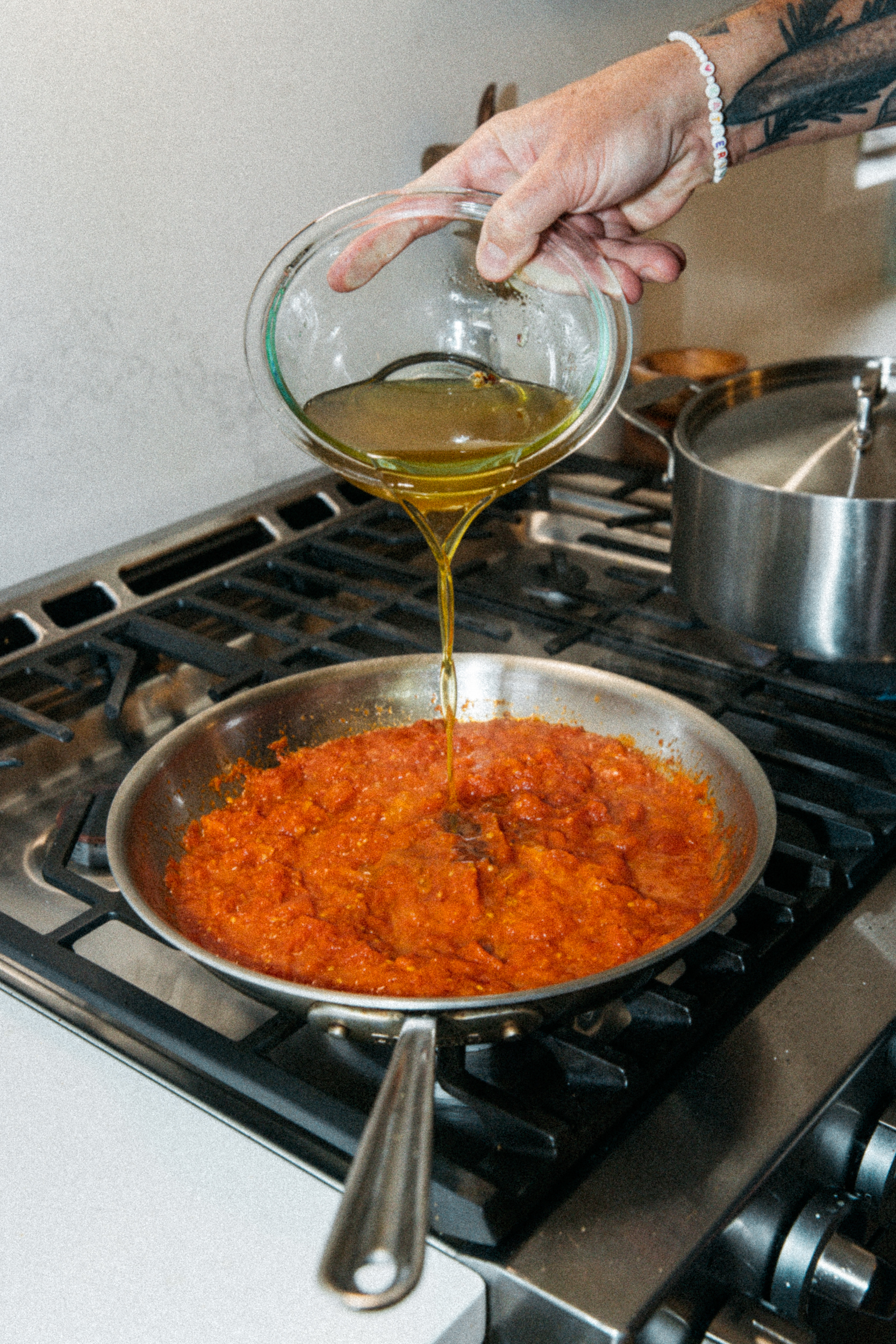 Image of For the Sauce:In a large pan over medium heat add...