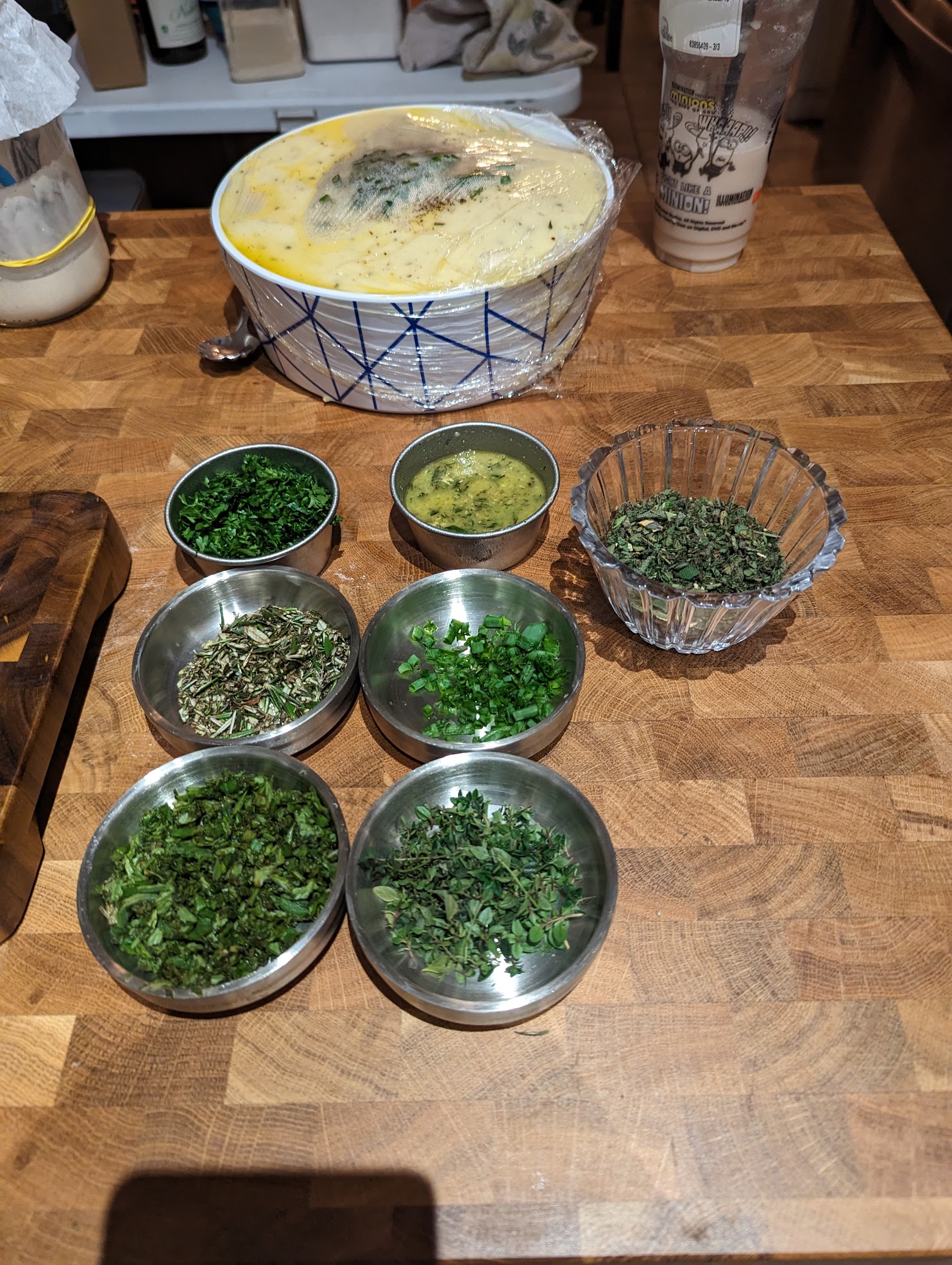 Image of Finely chop the sage and oregano. Remember to remove any...