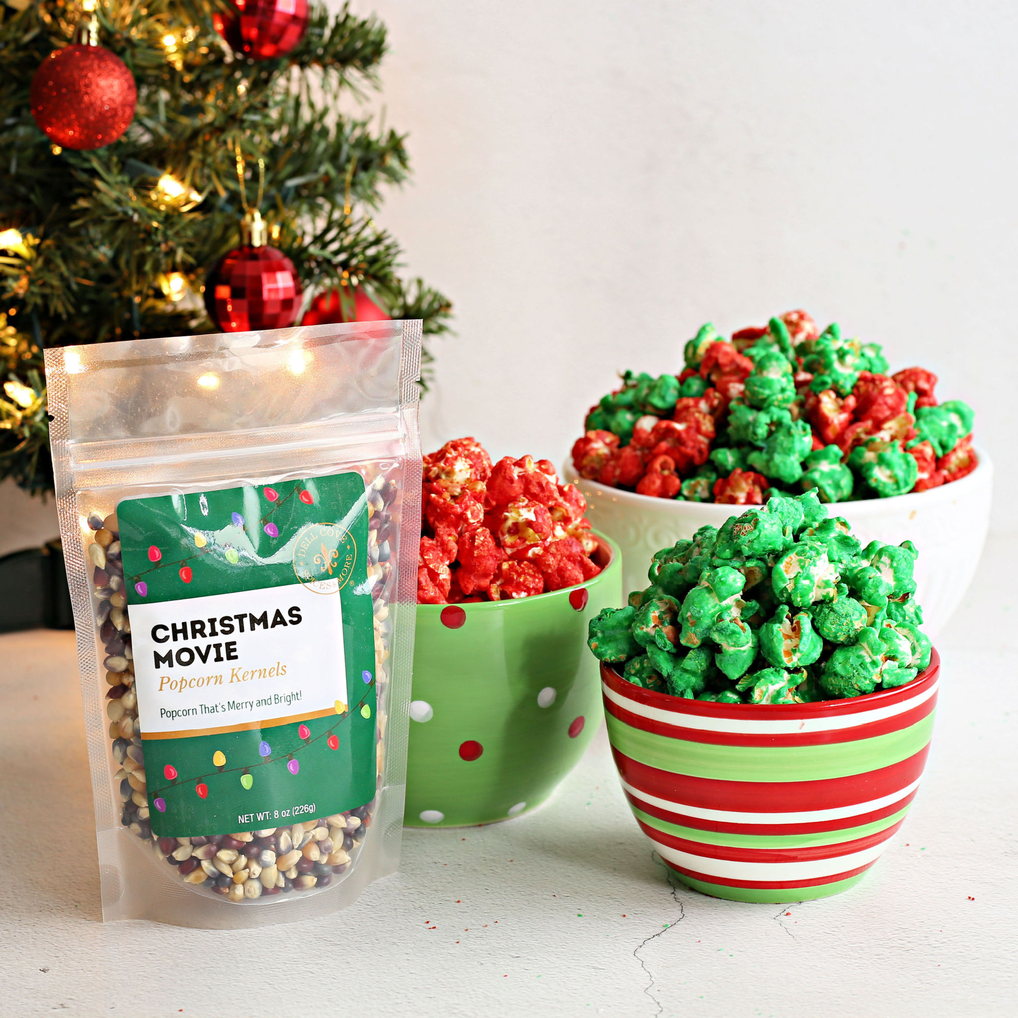 Image of To make the popcorn, add the oil and 2 to...