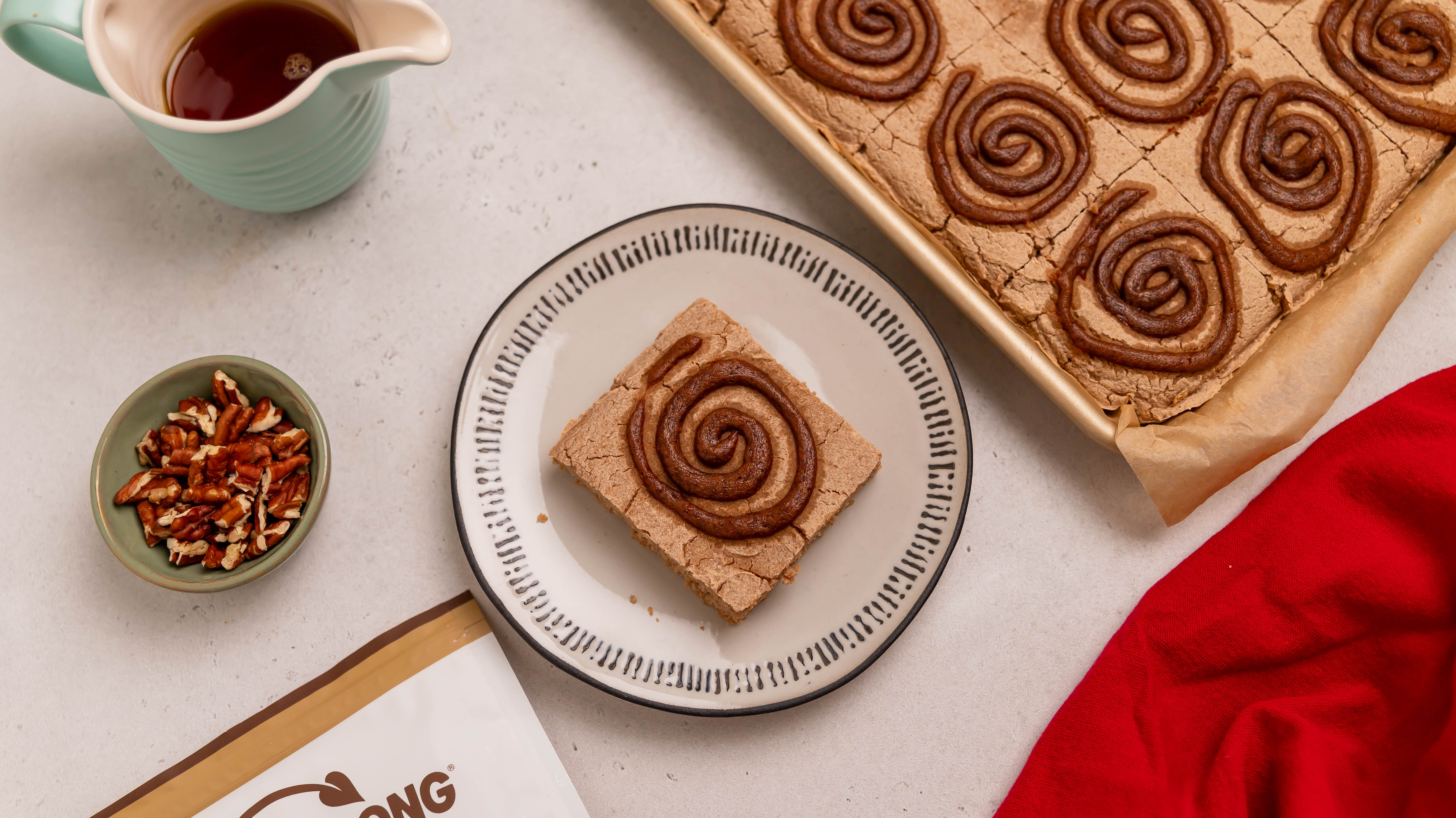 Cinnamon Roll Sheet Pan Pancakes – PLANTSTRONG Foods