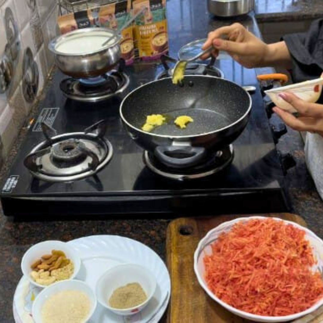 Image of Heat 2 tablespoons of ghee in a heavy-bottomed pan or...