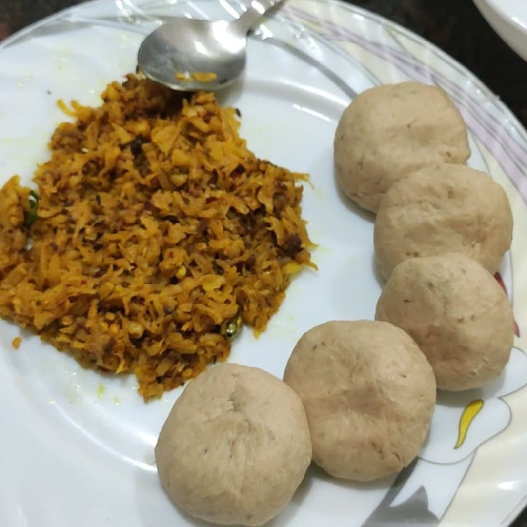 Image of Divide the dough into equal-sized balls and flatten them slightly.