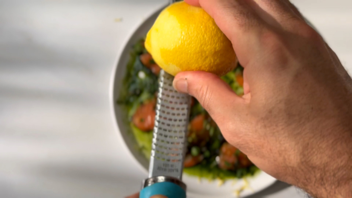 Image of Add Fresh Garnishes: Sprinkle freshly chopped cilantro leaves over the...