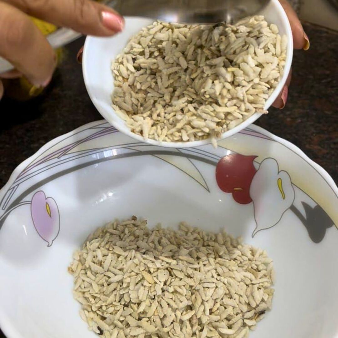 Image of In a bowl add Rinsed flattened rice