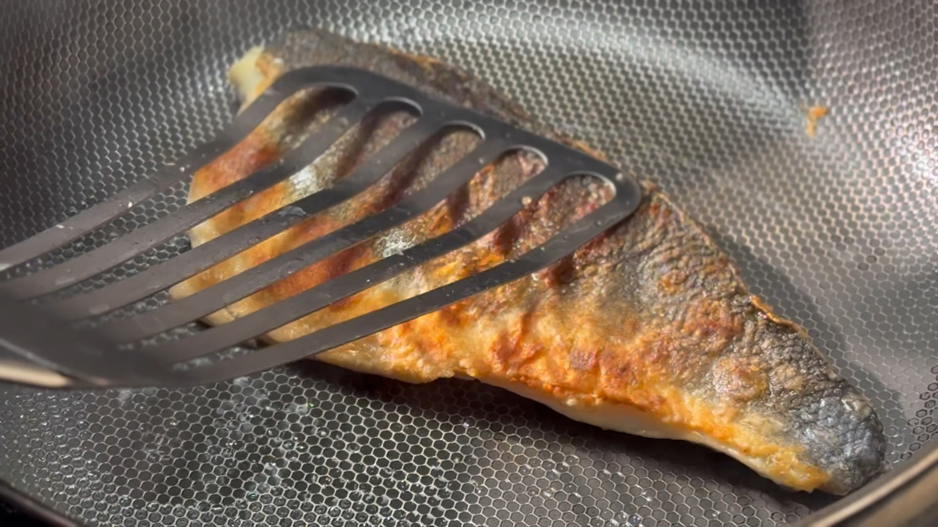 Image of Sear the Branzino: Heat a skillet over medium-high heat. Sear...