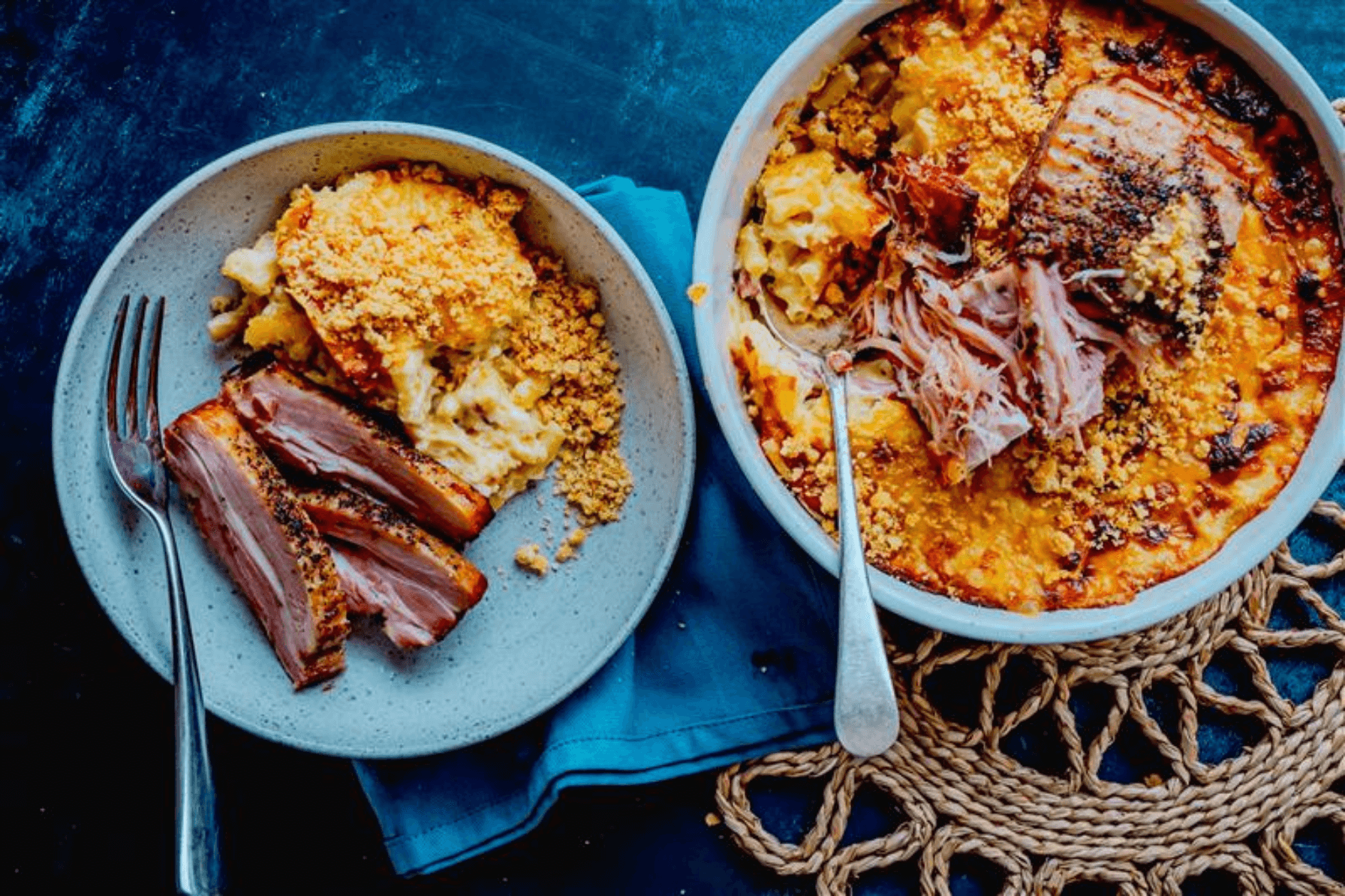 Pork confit mac n cheese