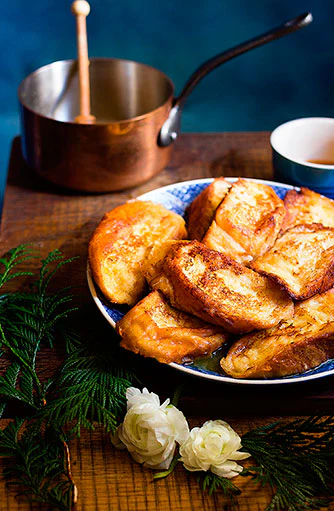 Arme Ritter mit Orangen-Honig-Sirup