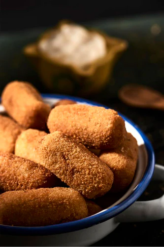 Croquetes de bacalhau tradicionais, da Marquesa de Parabere
